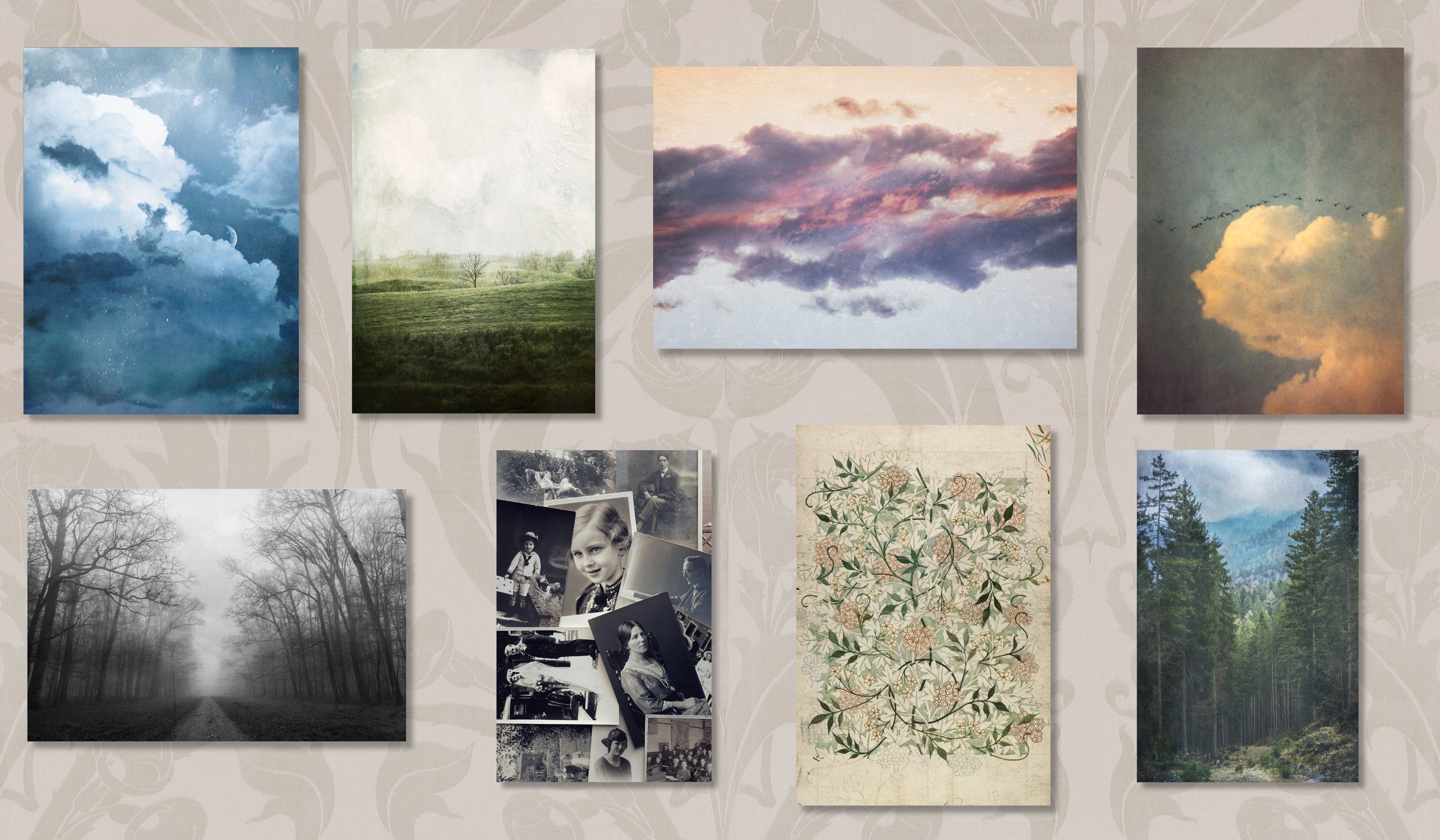  Victorian Romance & Nostalgia Collage Art Maker