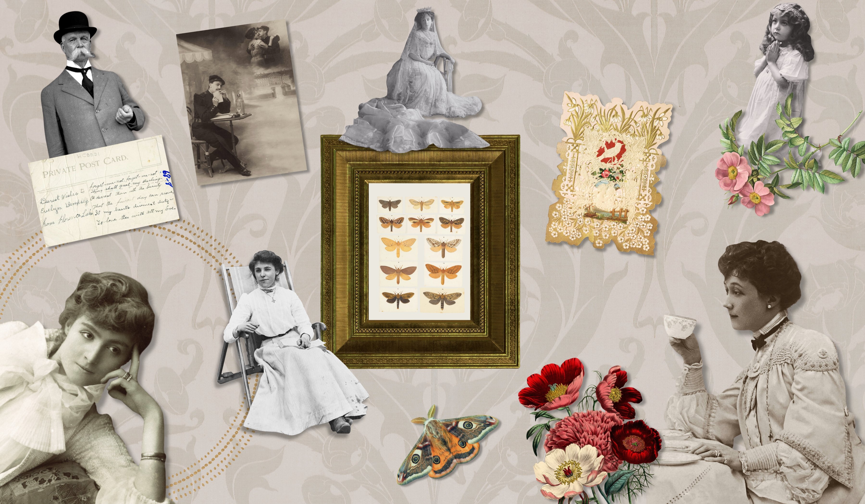  Victorian Romance & Nostalgia Collage Art Maker