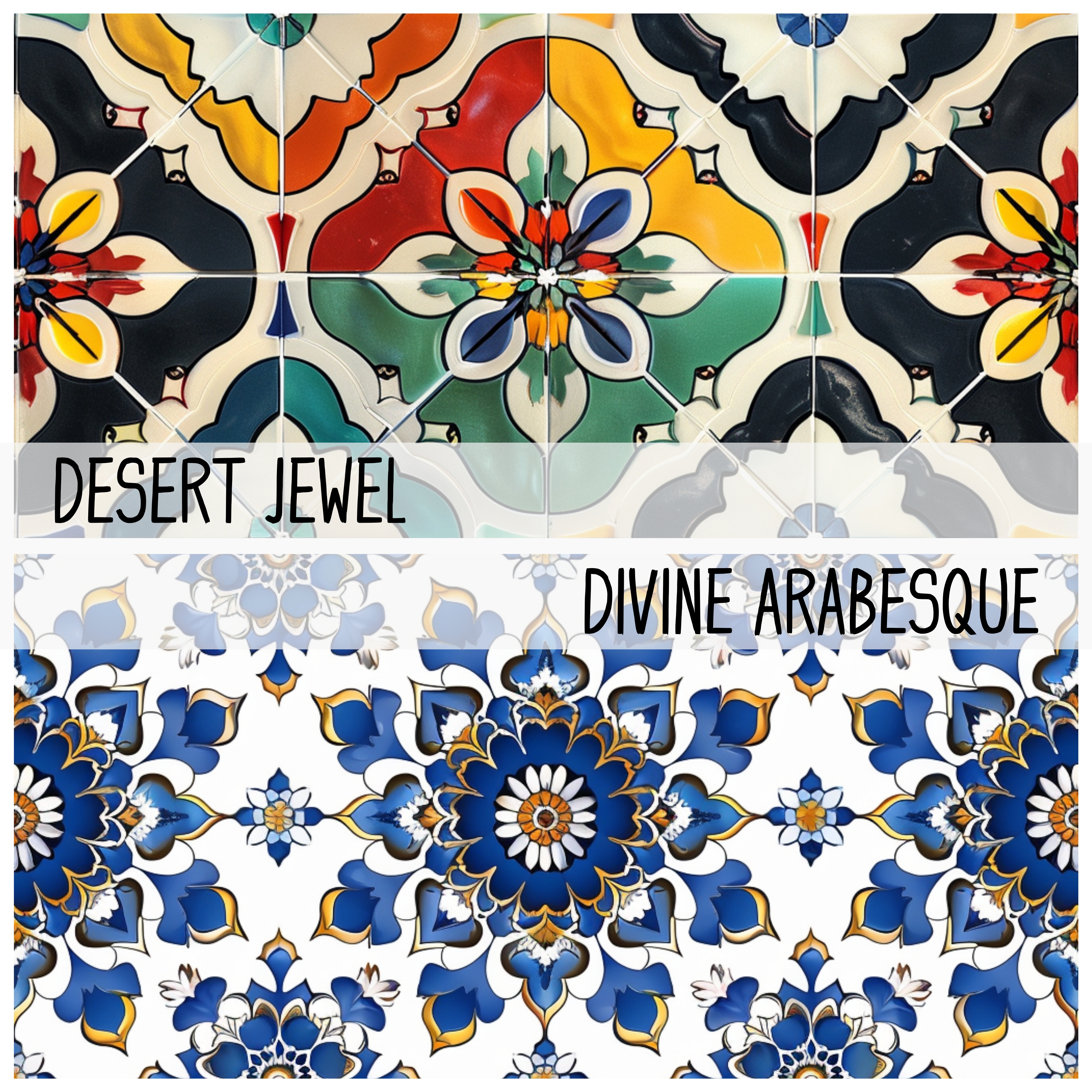 ISLAMIC GEOMETRICS Seamless Digital Papers