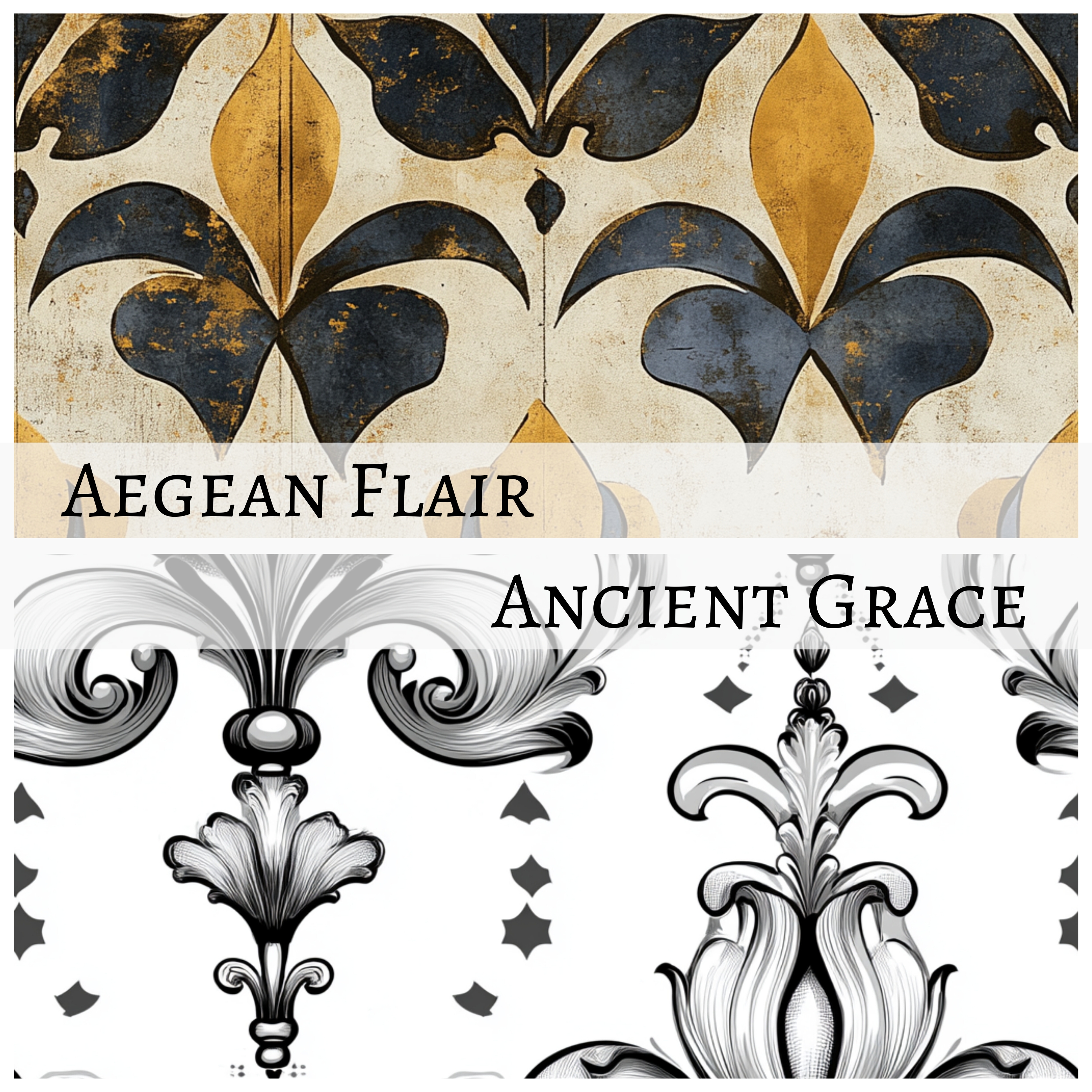 MEDITERRANEAN MYTHOS Seamless Digital Paper Bundle