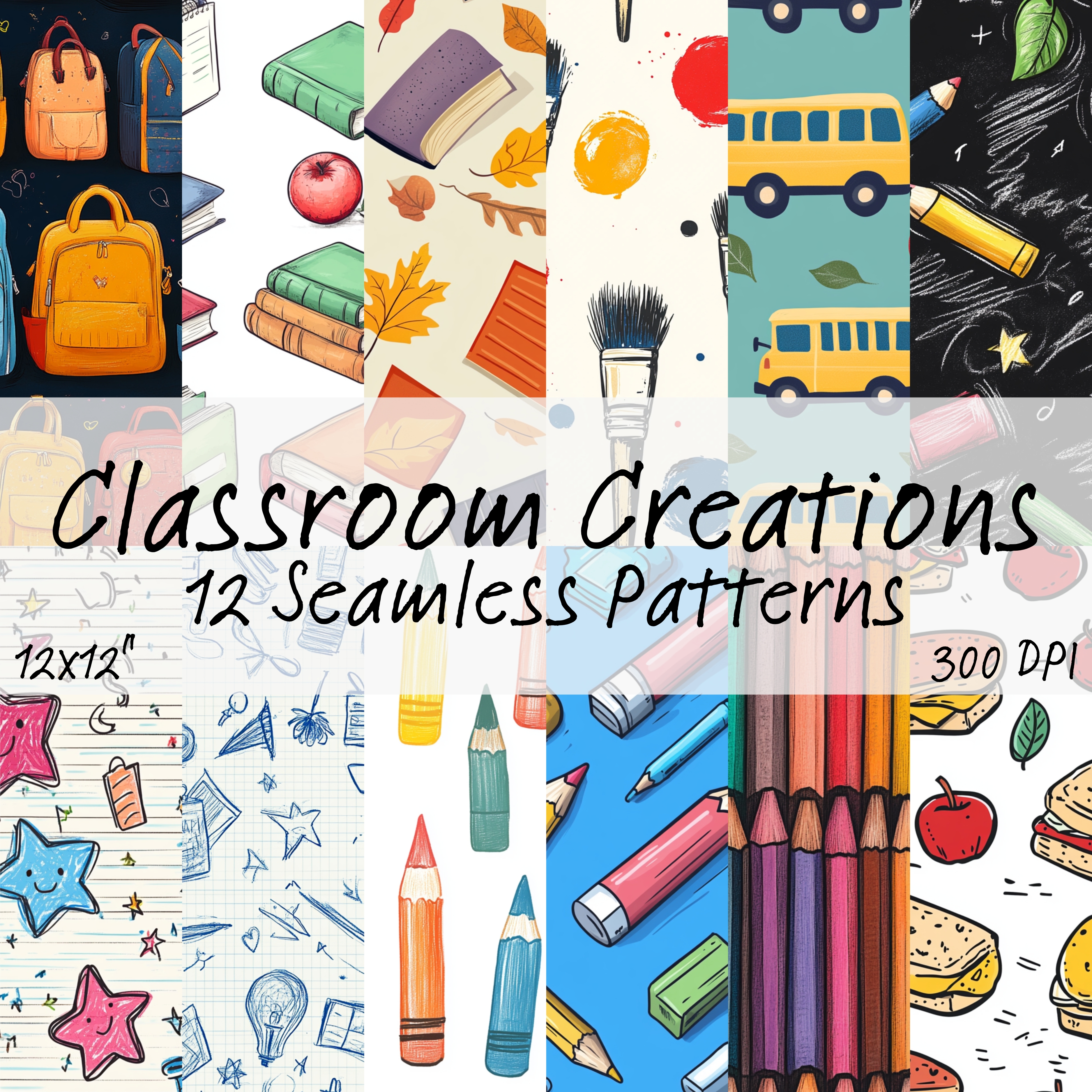 CLASSROOM CREATIONS Seamless Digital Paper Bundle
