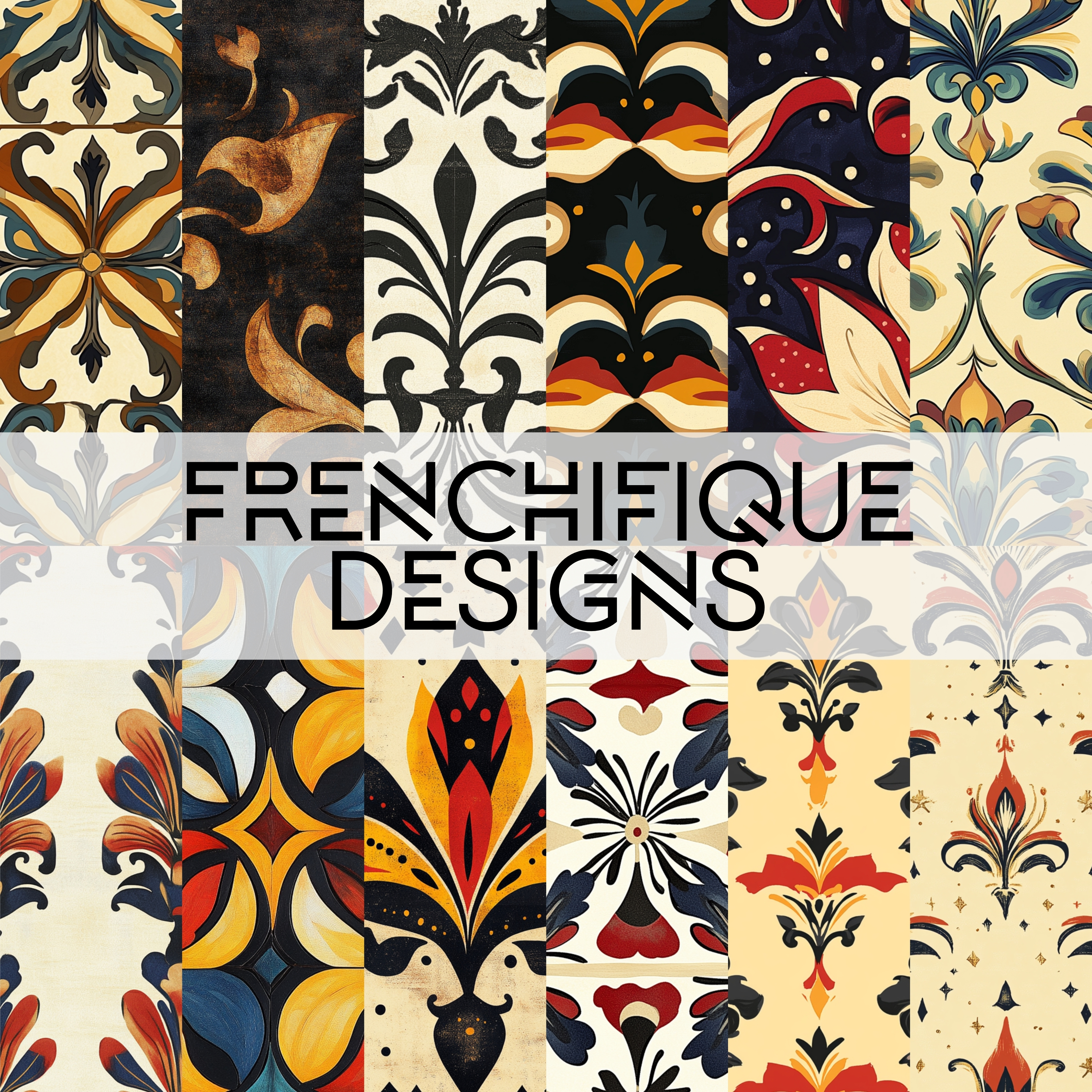 CULTURAL CRESCENTS Seamless Digital Paper Bundle