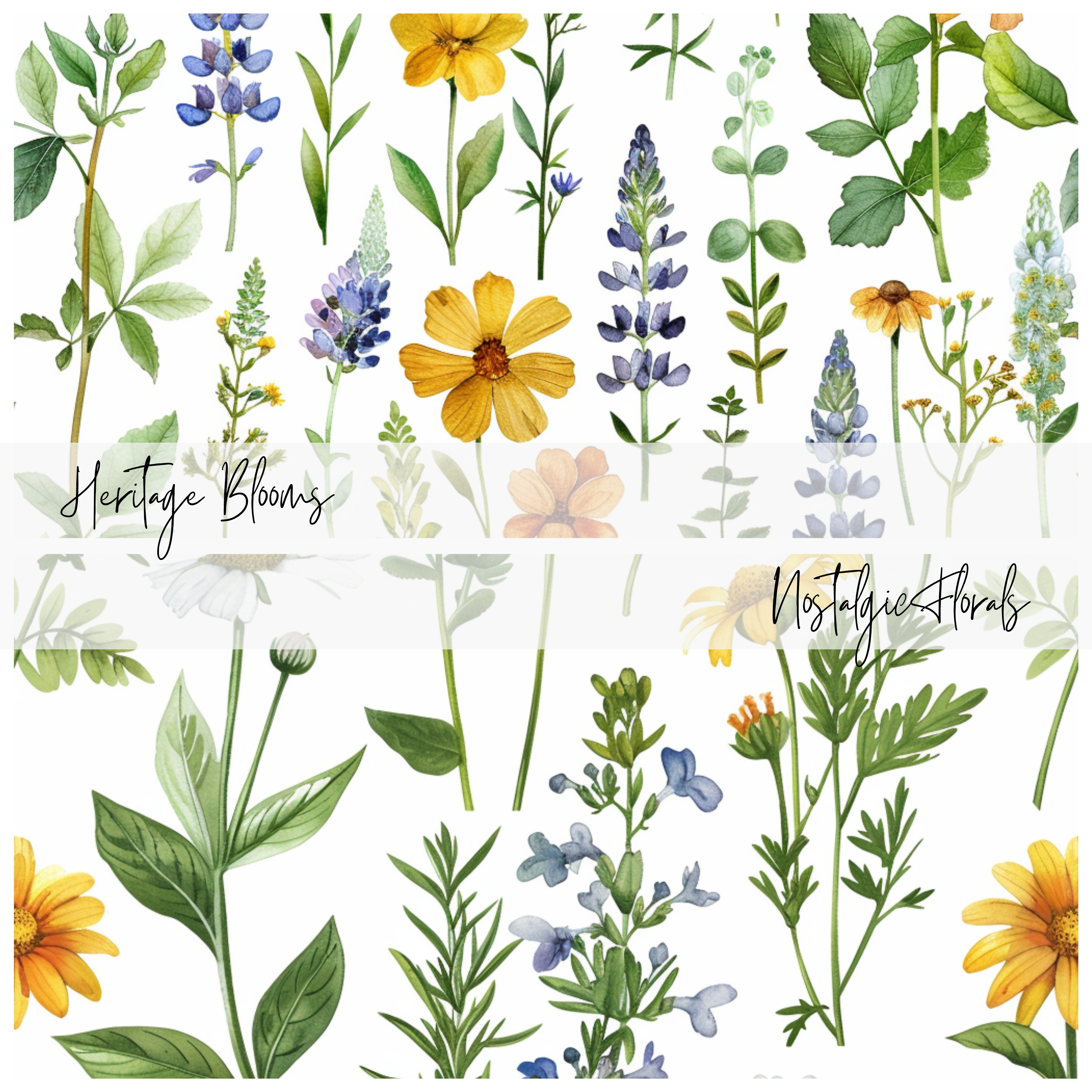 WHIMSY IN THE WILD Seamless Digital Papers