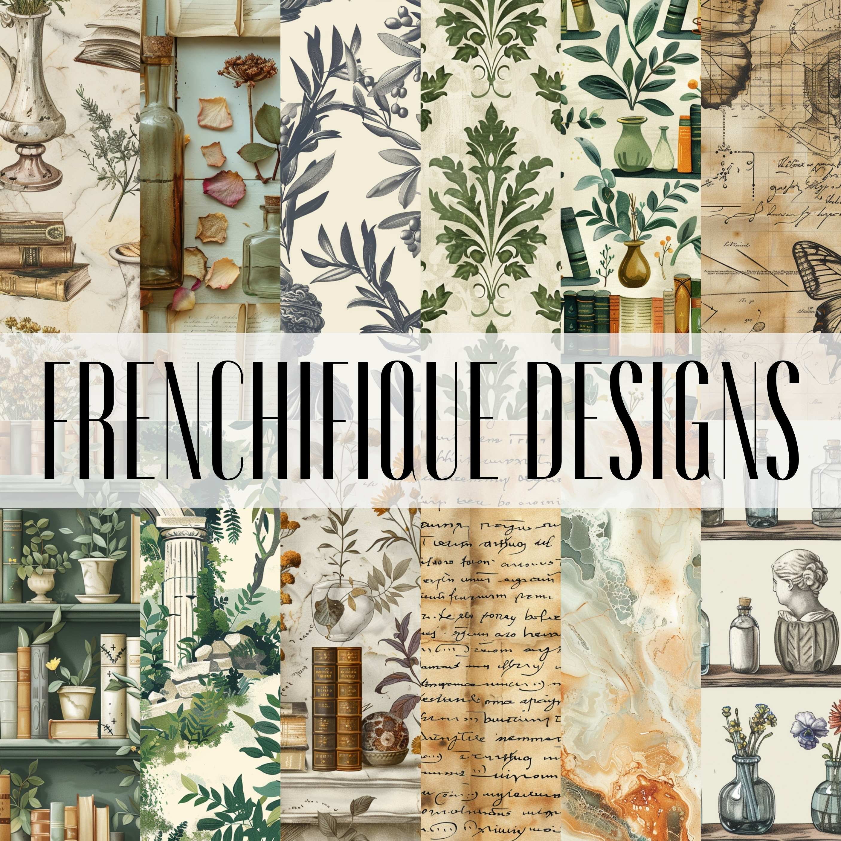 LIGHTER ACADEMIA Seamless Digital Paper Bundle