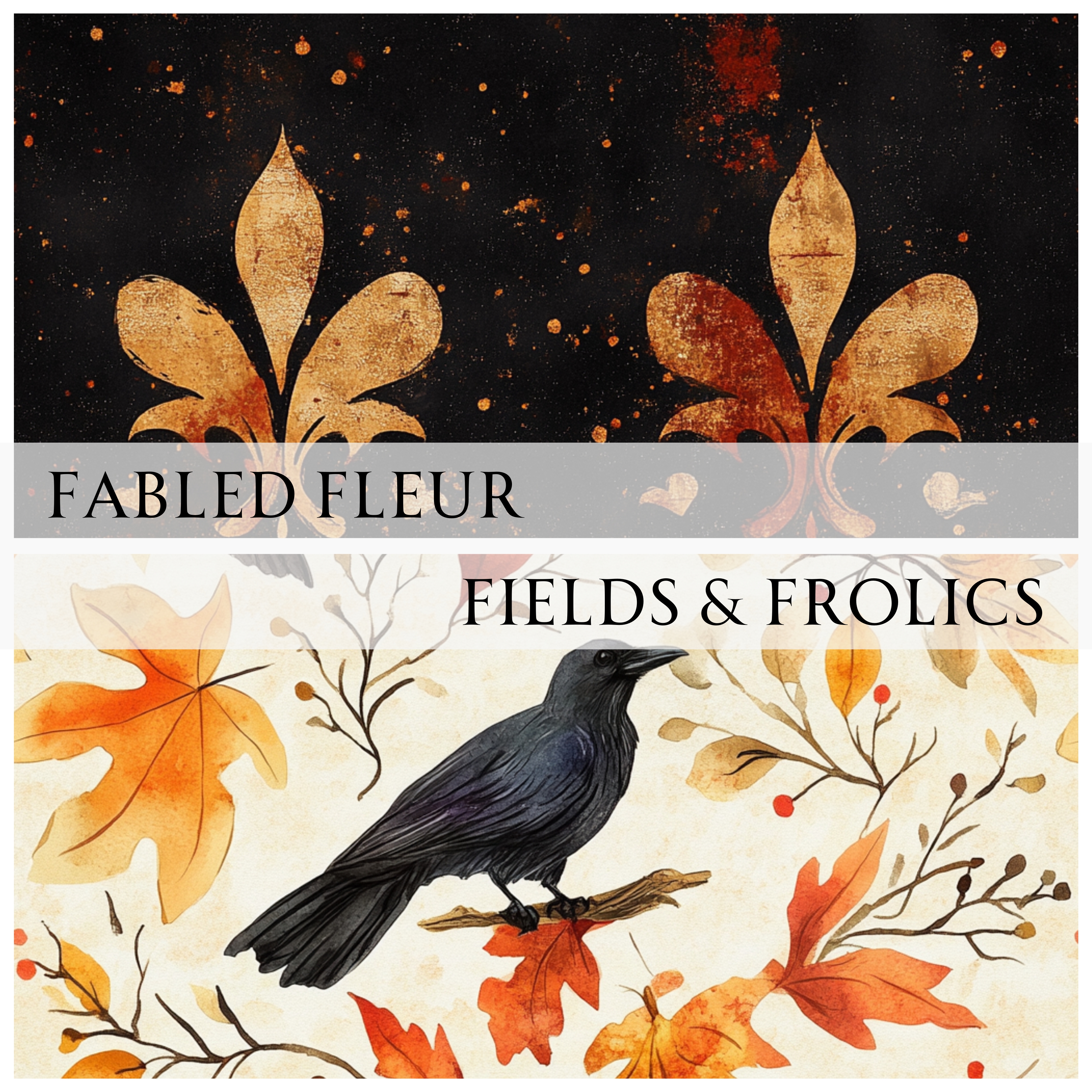 AUTUMN ACADEMIA Seamless Digital Papers