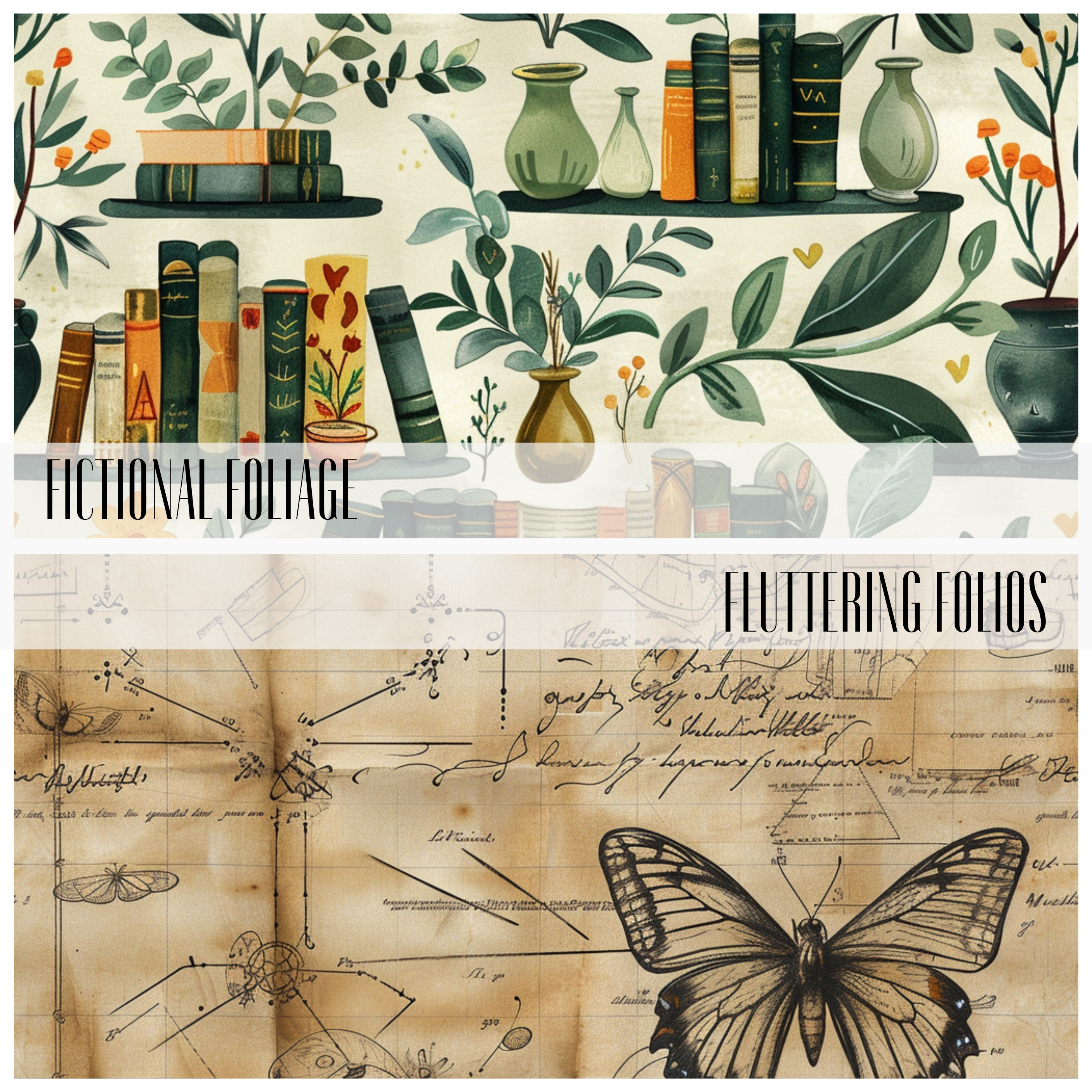 LIGHTER ACADEMIA Seamless Digital Paper Bundle