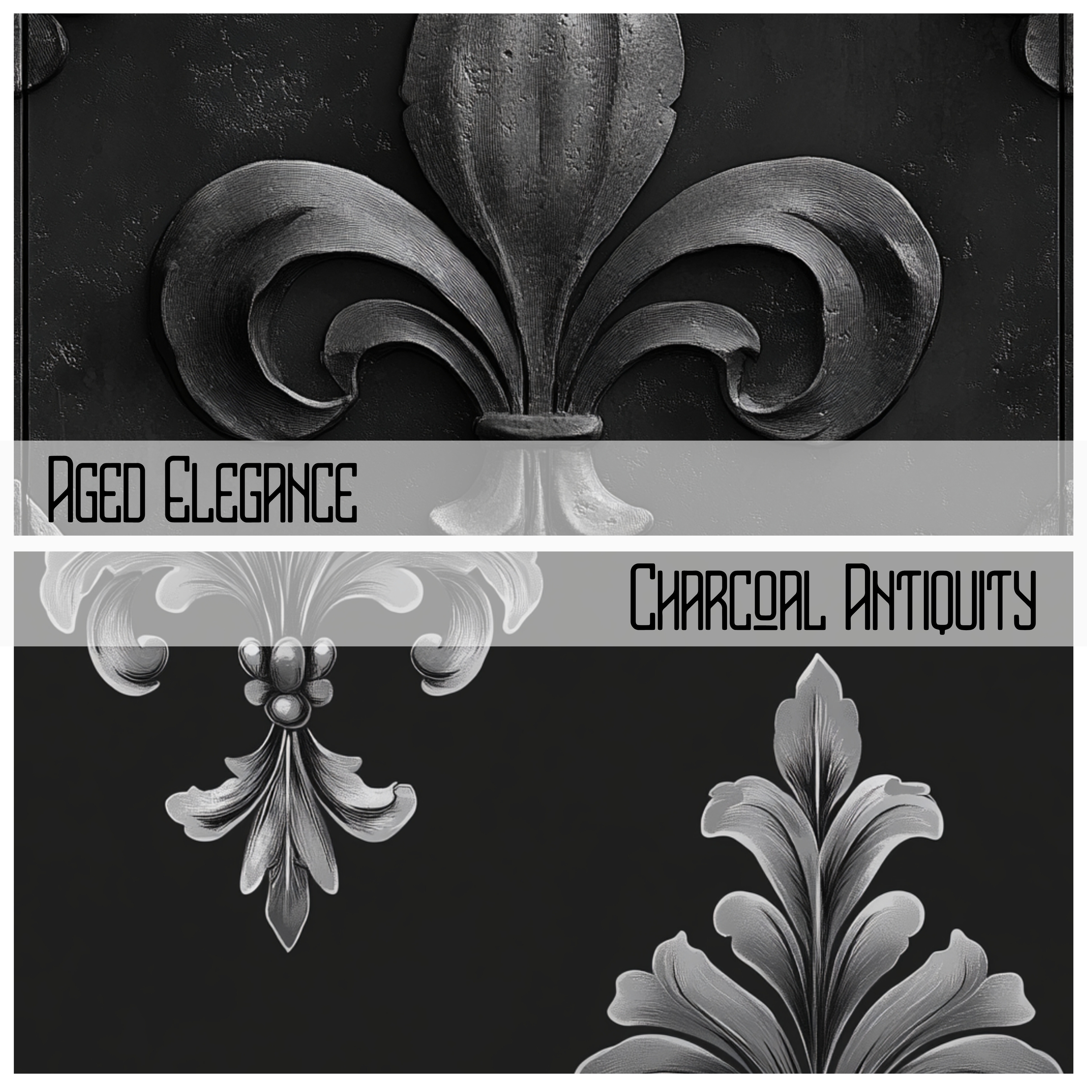 SHADOWED ELEGANCE Seamless Digital Papers