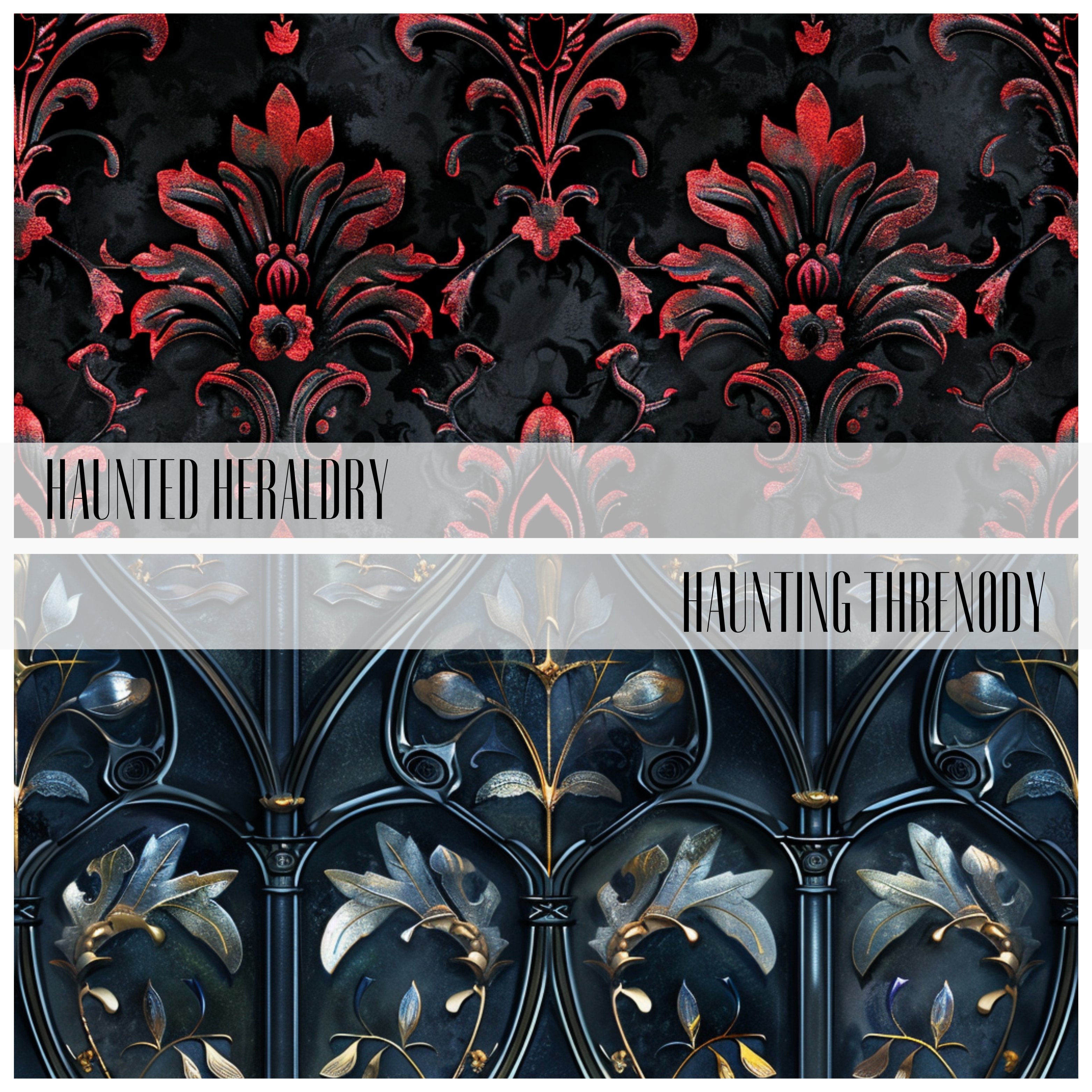 DARKER ACADEMIA Seamless Digital Papers