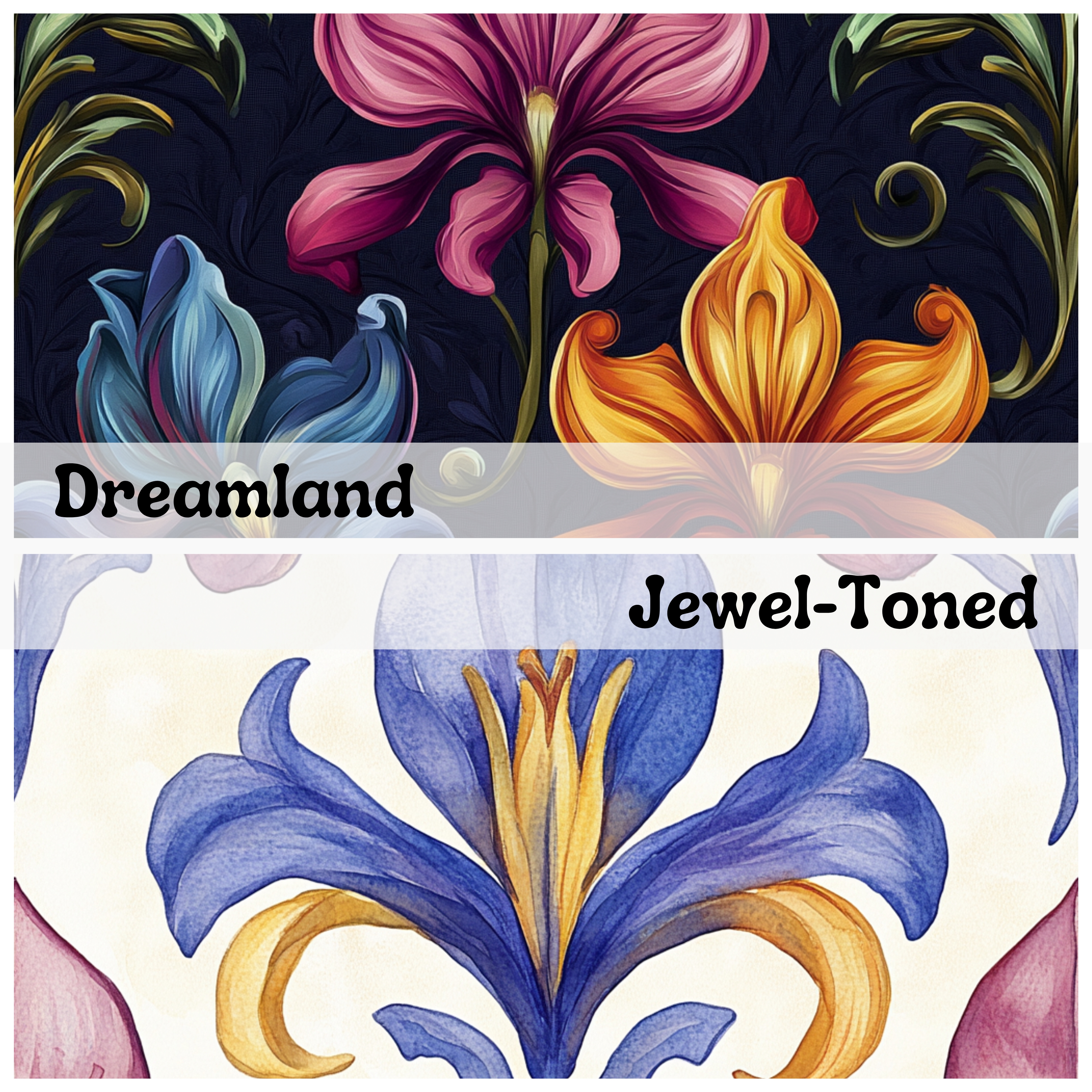MIDCENTURY MAGIC Seamless Digital Papers
