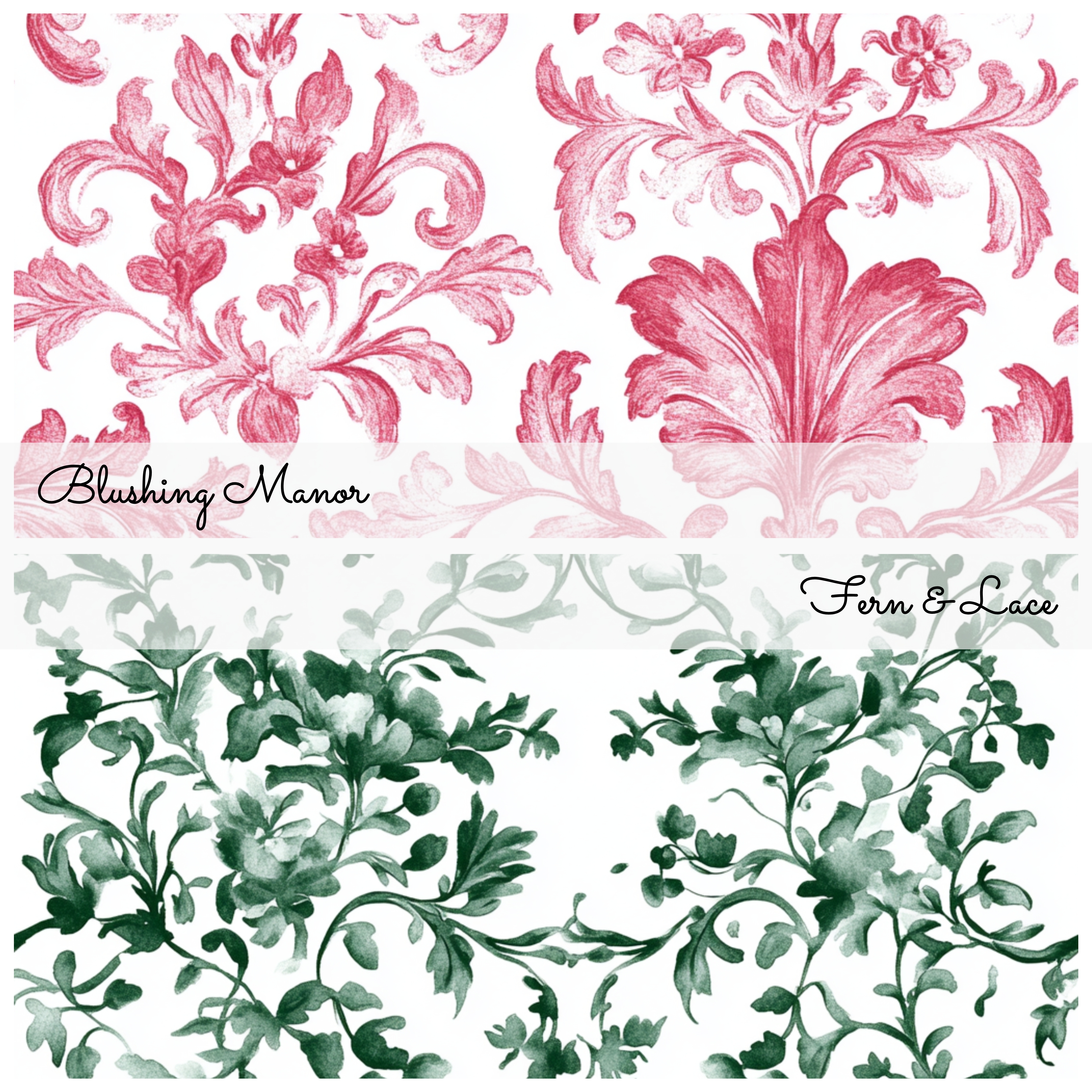 SPRINGTIME TOILE DE JOUY Seamless Digital Papers