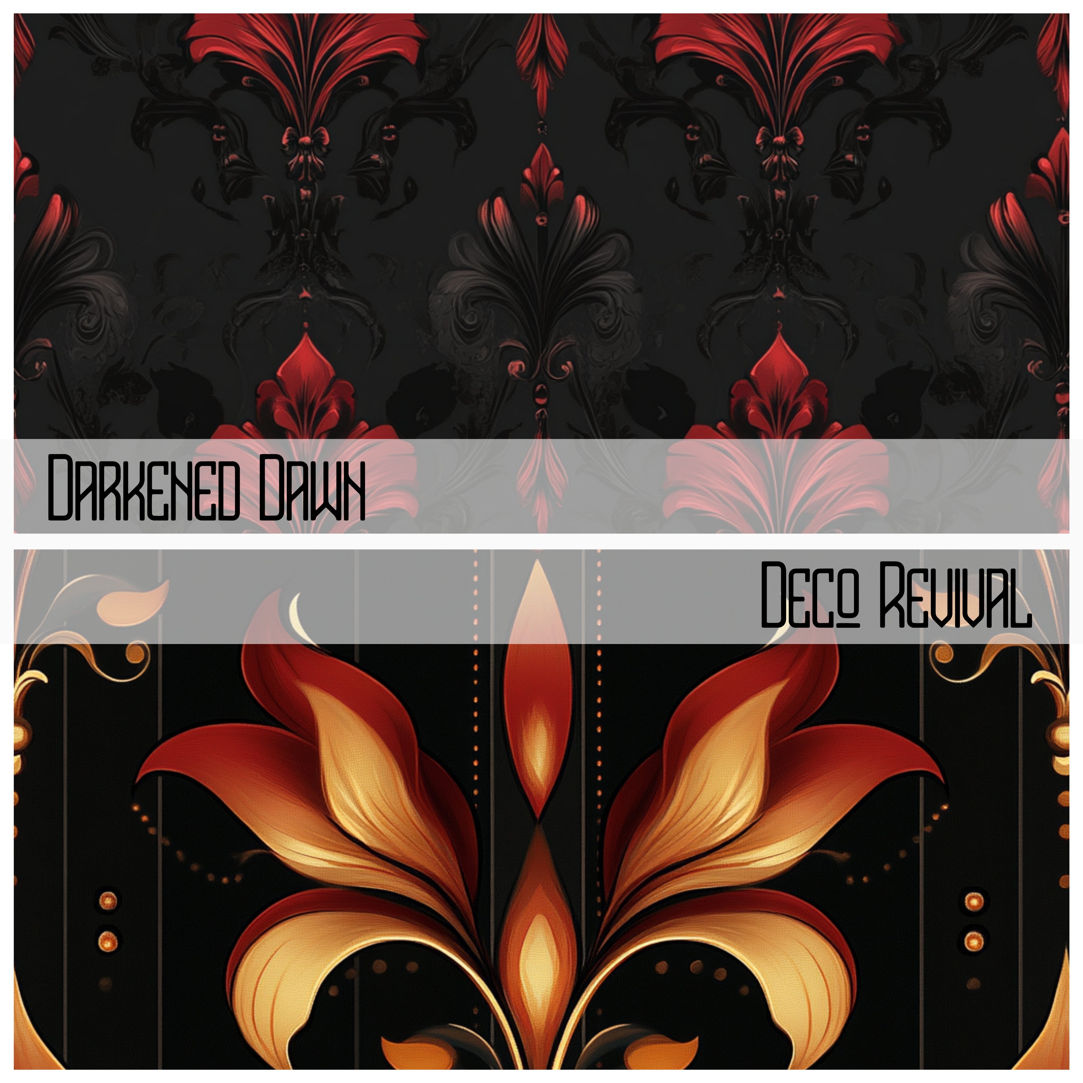 SHADOWED ELEGANCE Seamless Digital Papers