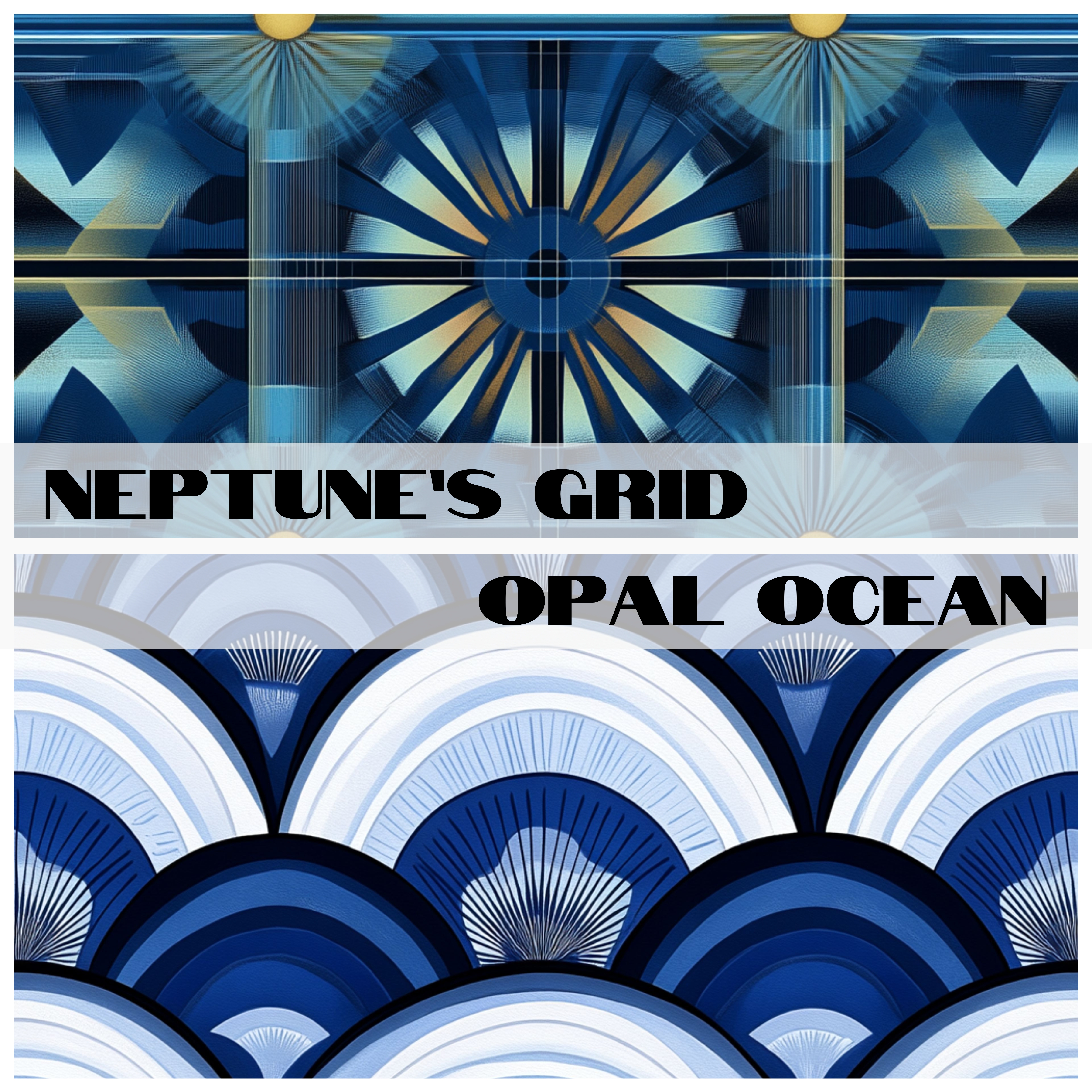 ELEMENTAL ART DECO Seamless Digital Papers