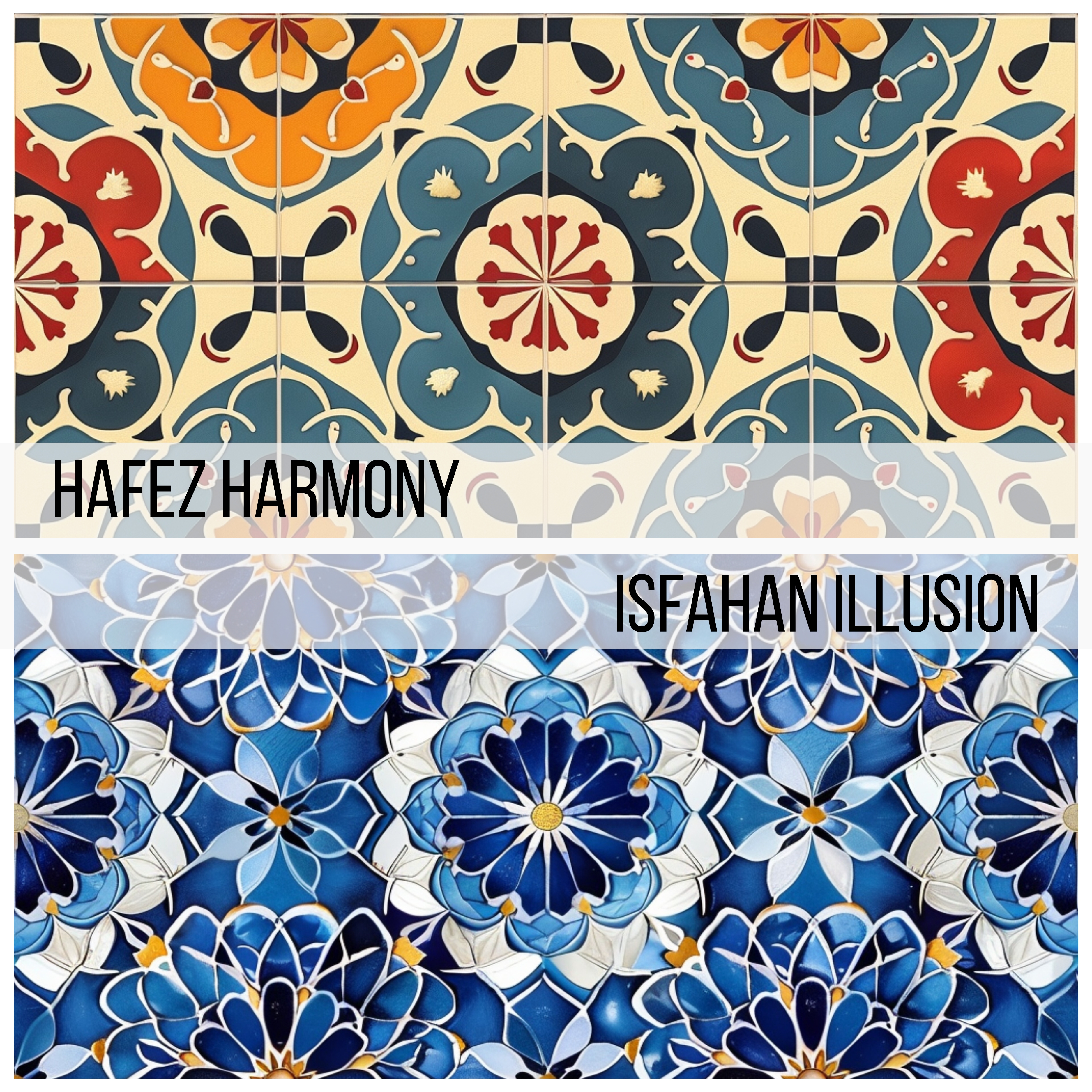 PATTERNS OF PERSIA Seamless Digital Paper Bundle