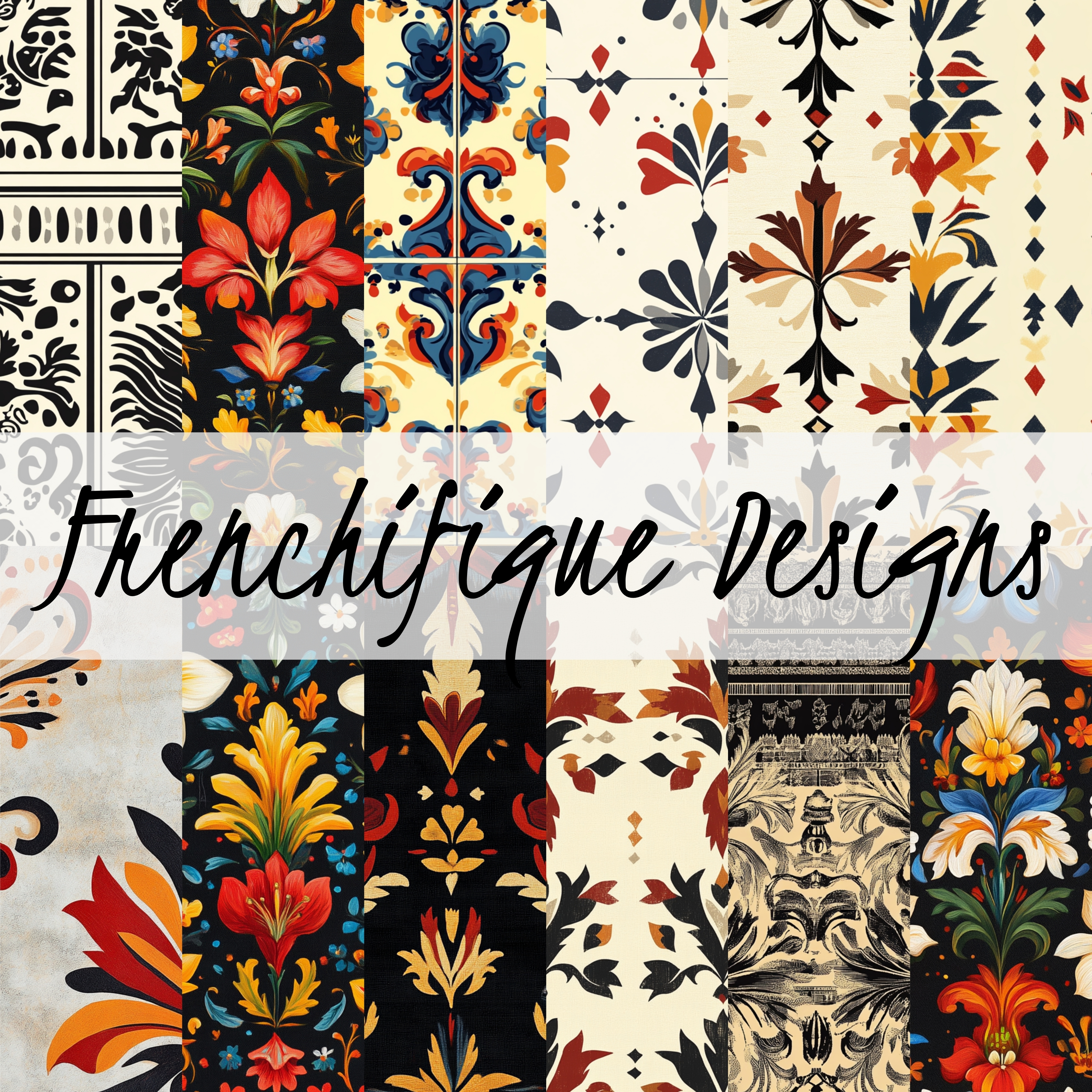 ROOTS & BLOOMS Seamless Digital Papers