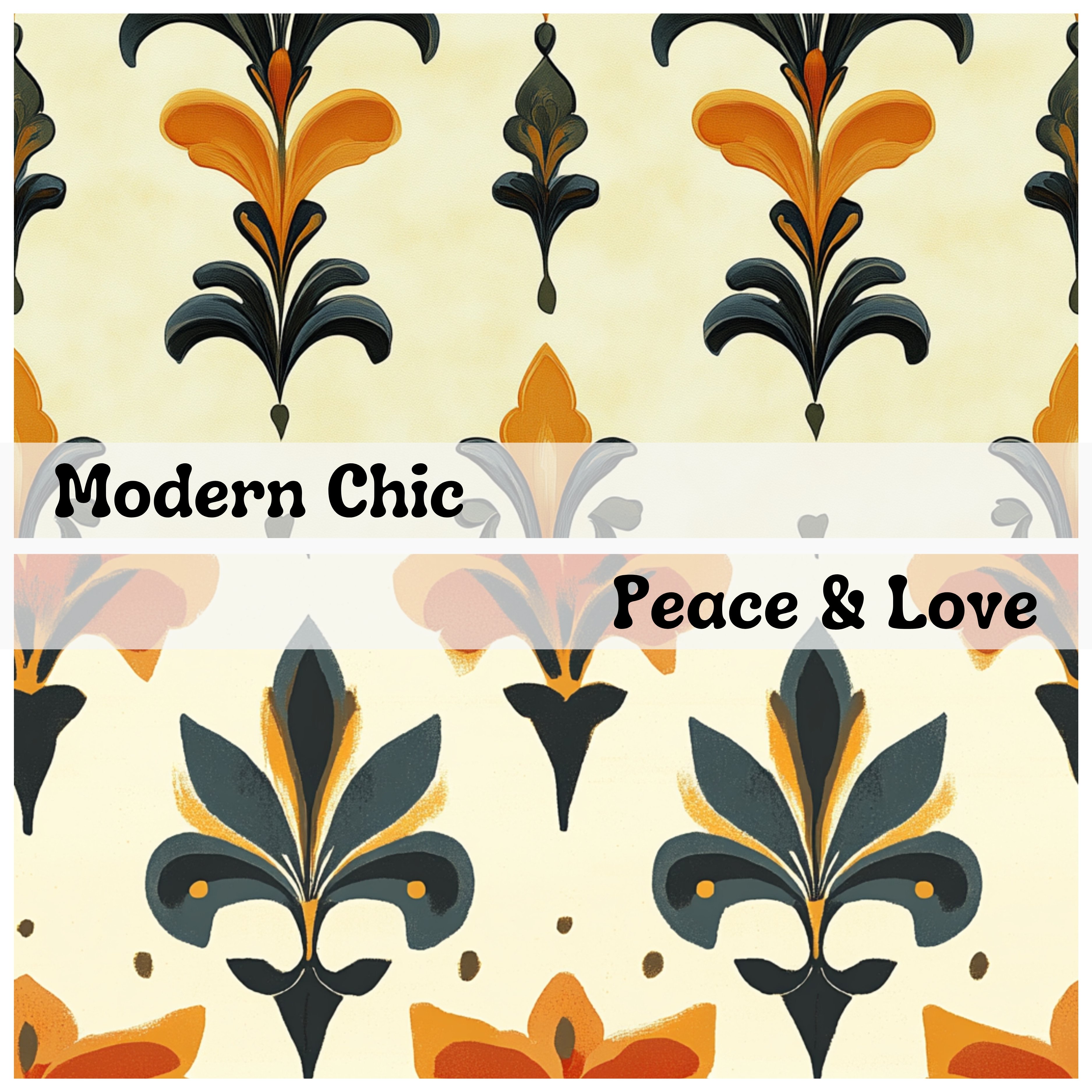 MIDCENTURY MAGIC Seamless Digital Papers