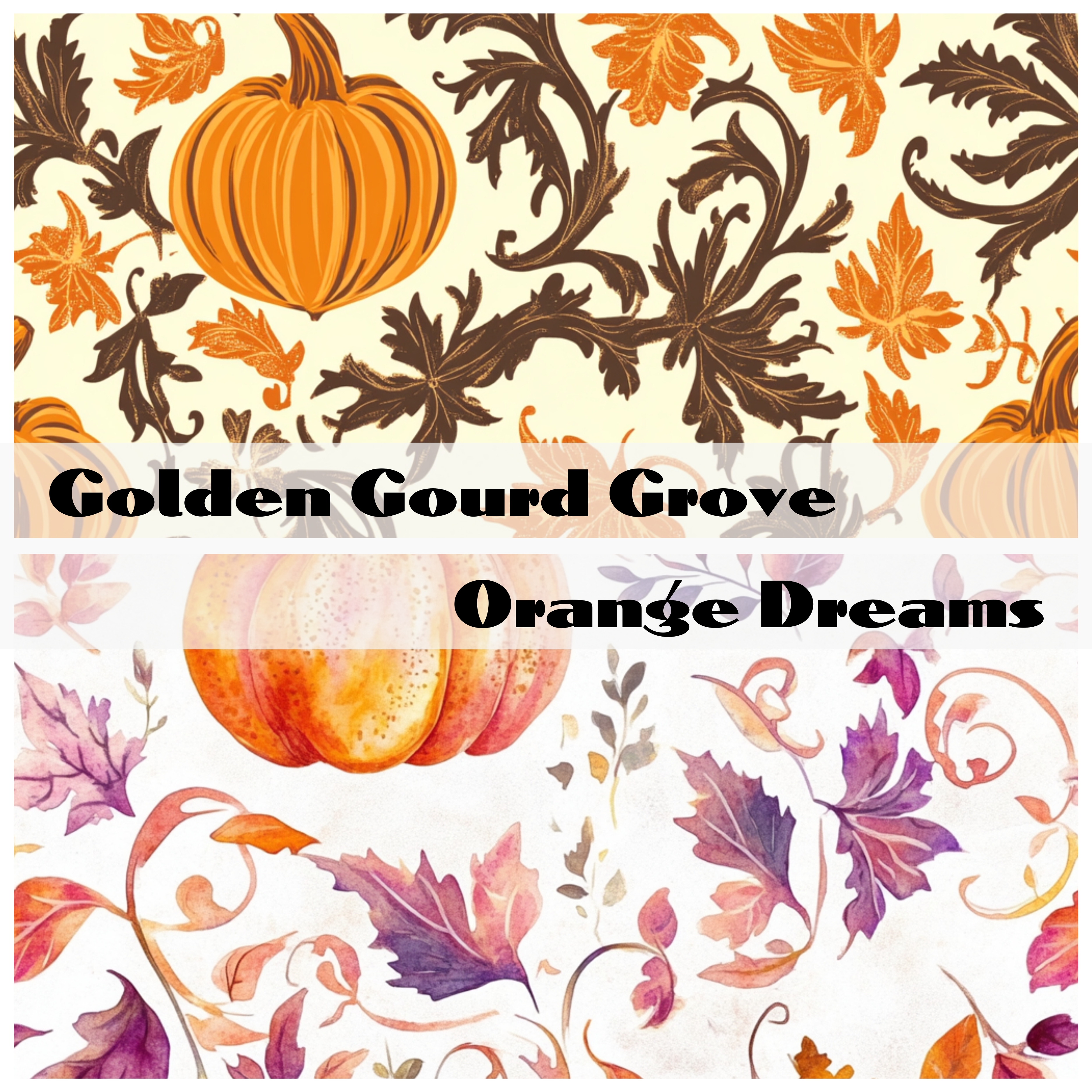 PUMPKIN SPICE Seamless Digital Papers