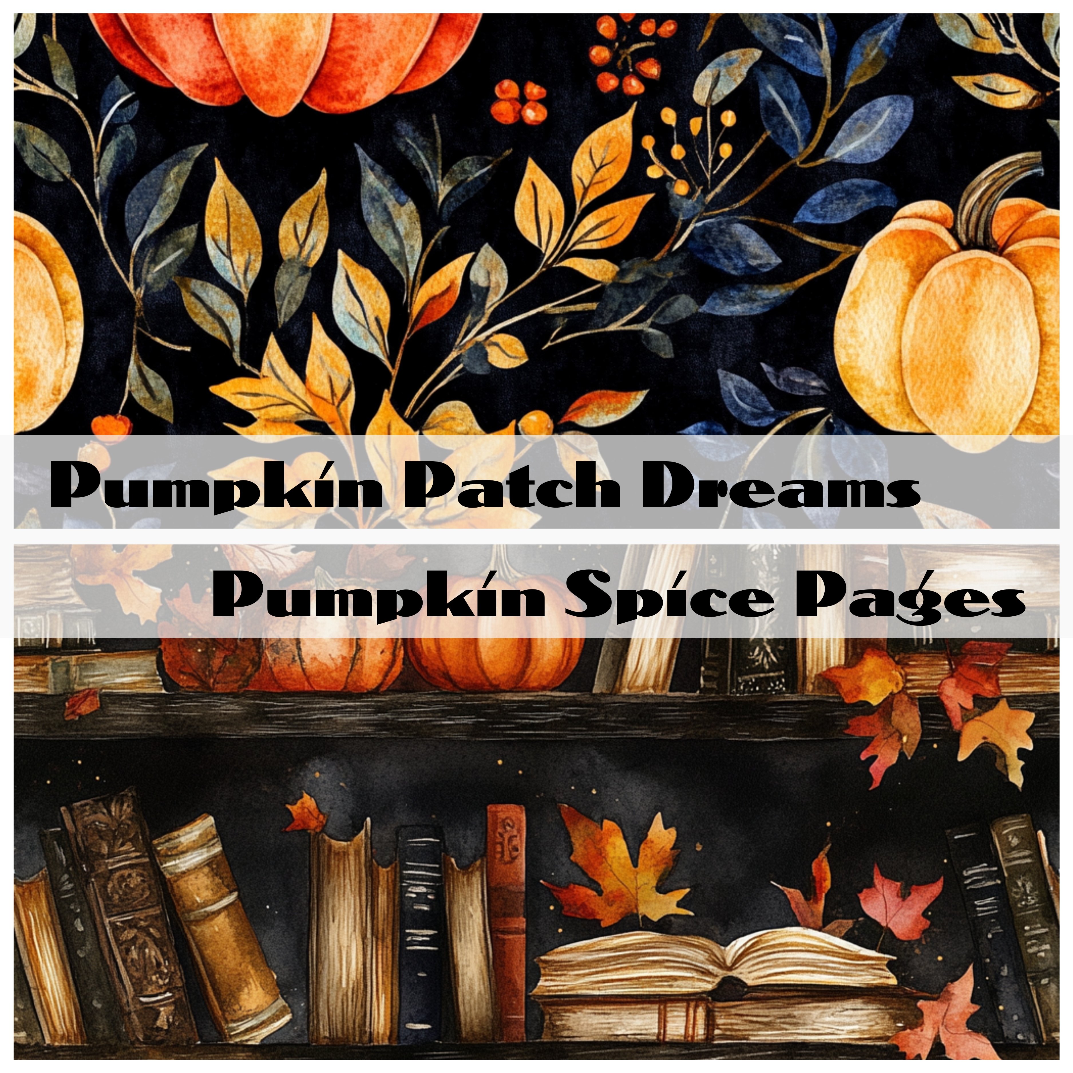 PUMPKIN SPICE Seamless Digital Papers