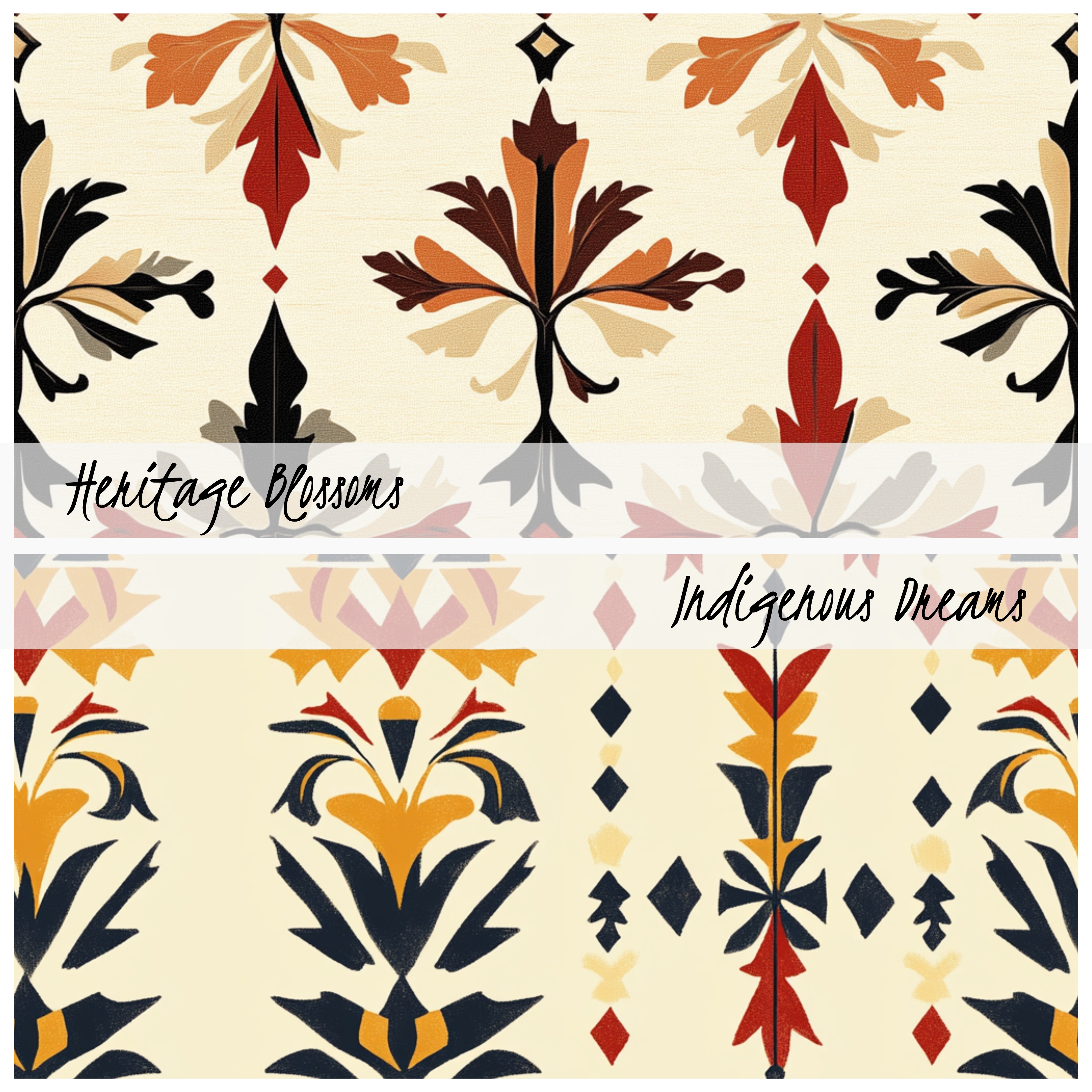 ROOTS & BLOOMS Seamless Digital Papers