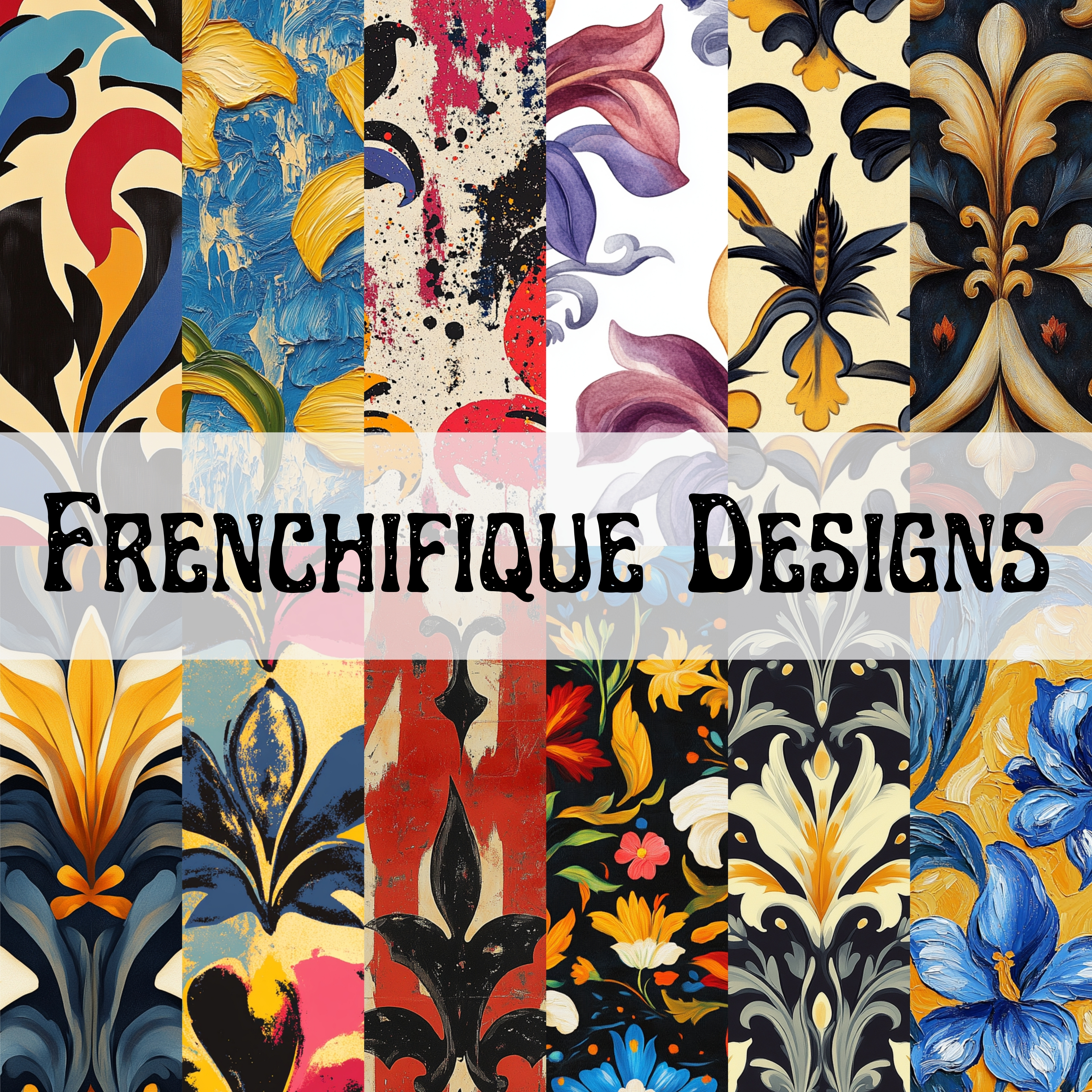 ICONS & EMBLEMS Seamless Digital Papers