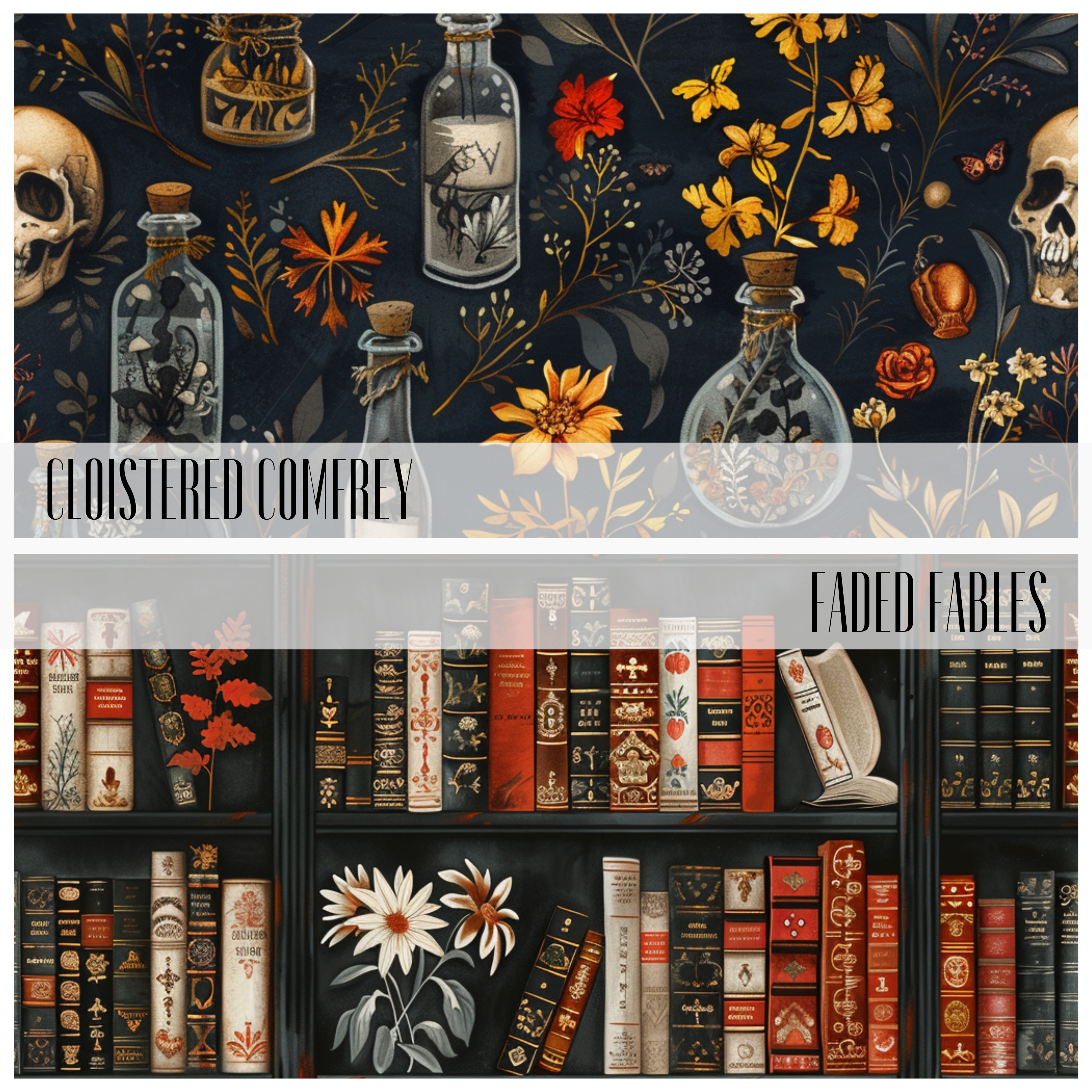 DARKER ACADEMIA Seamless Digital Papers