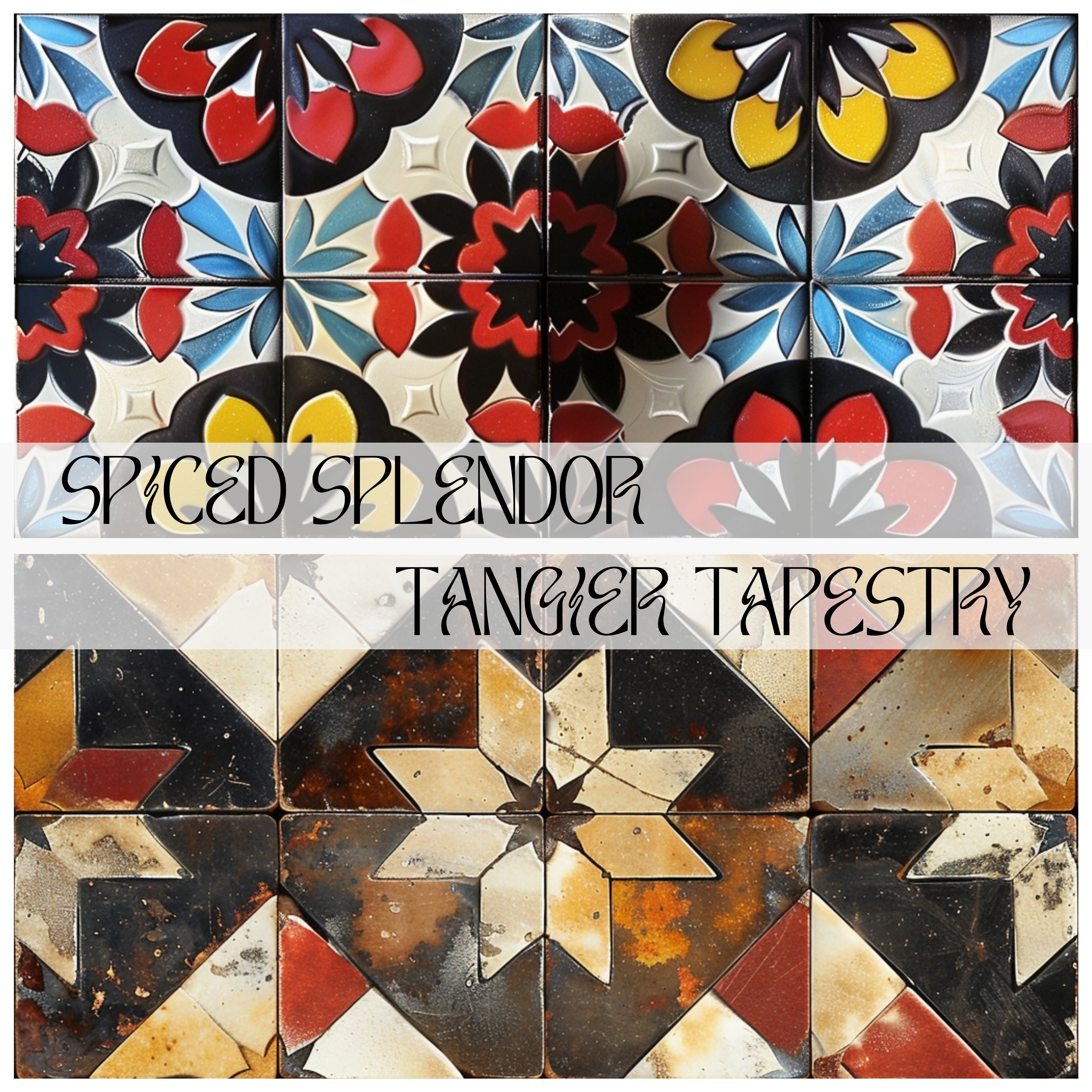 MOROCCAN MOSAIC Seamless Digital Papers