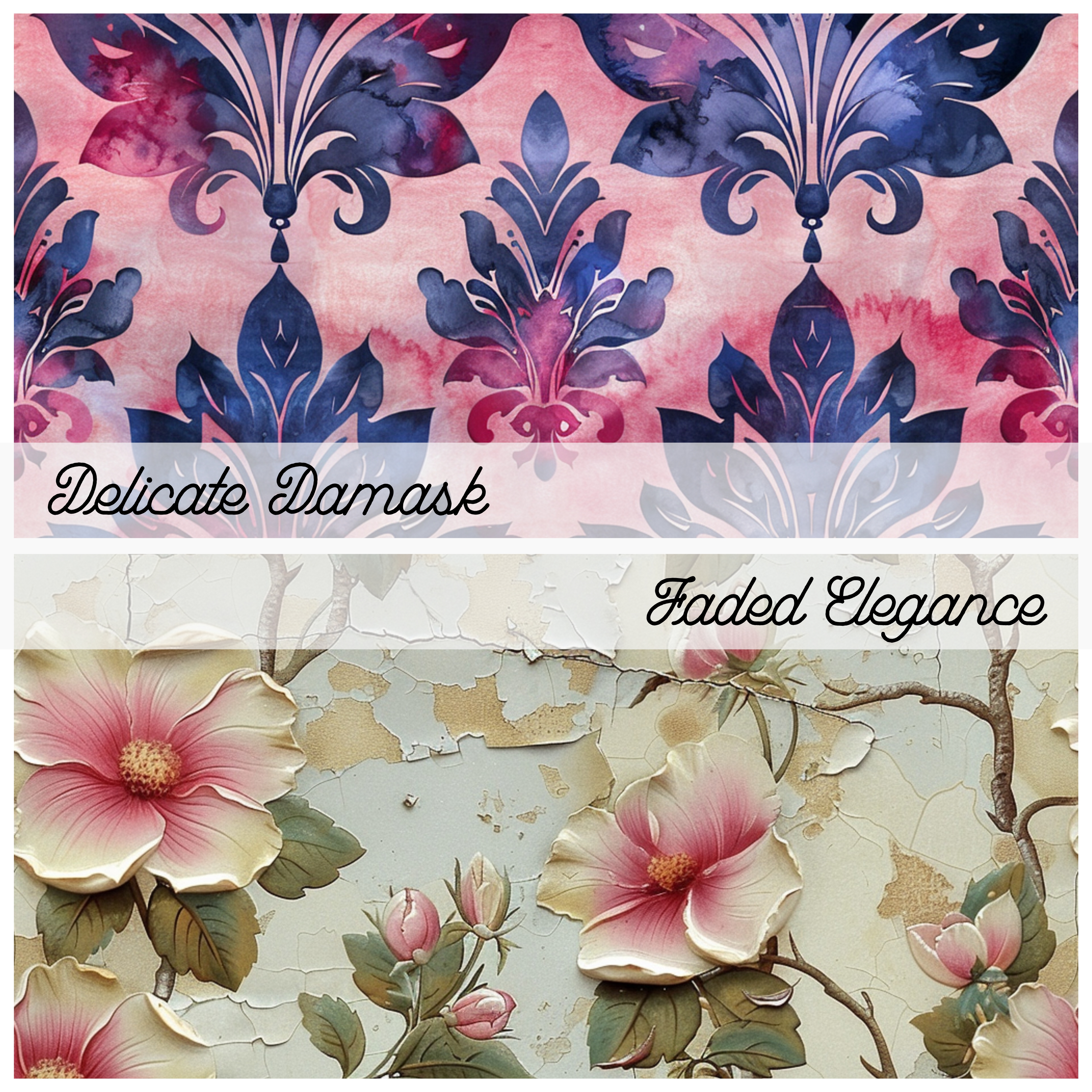 RUSTIC SHABBY CHIC Seamless Digital Papers