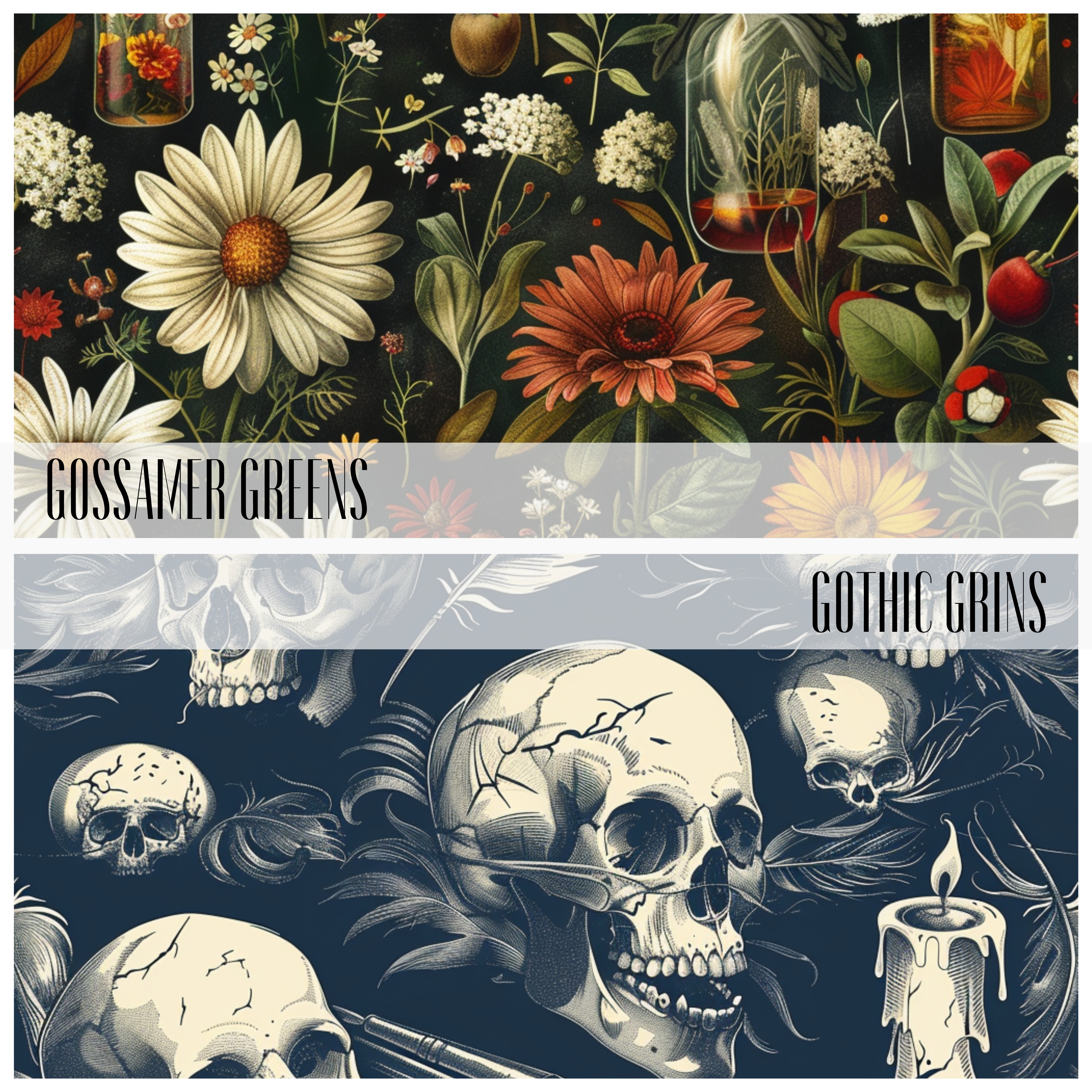 DARKER ACADEMIA Seamless Digital Papers