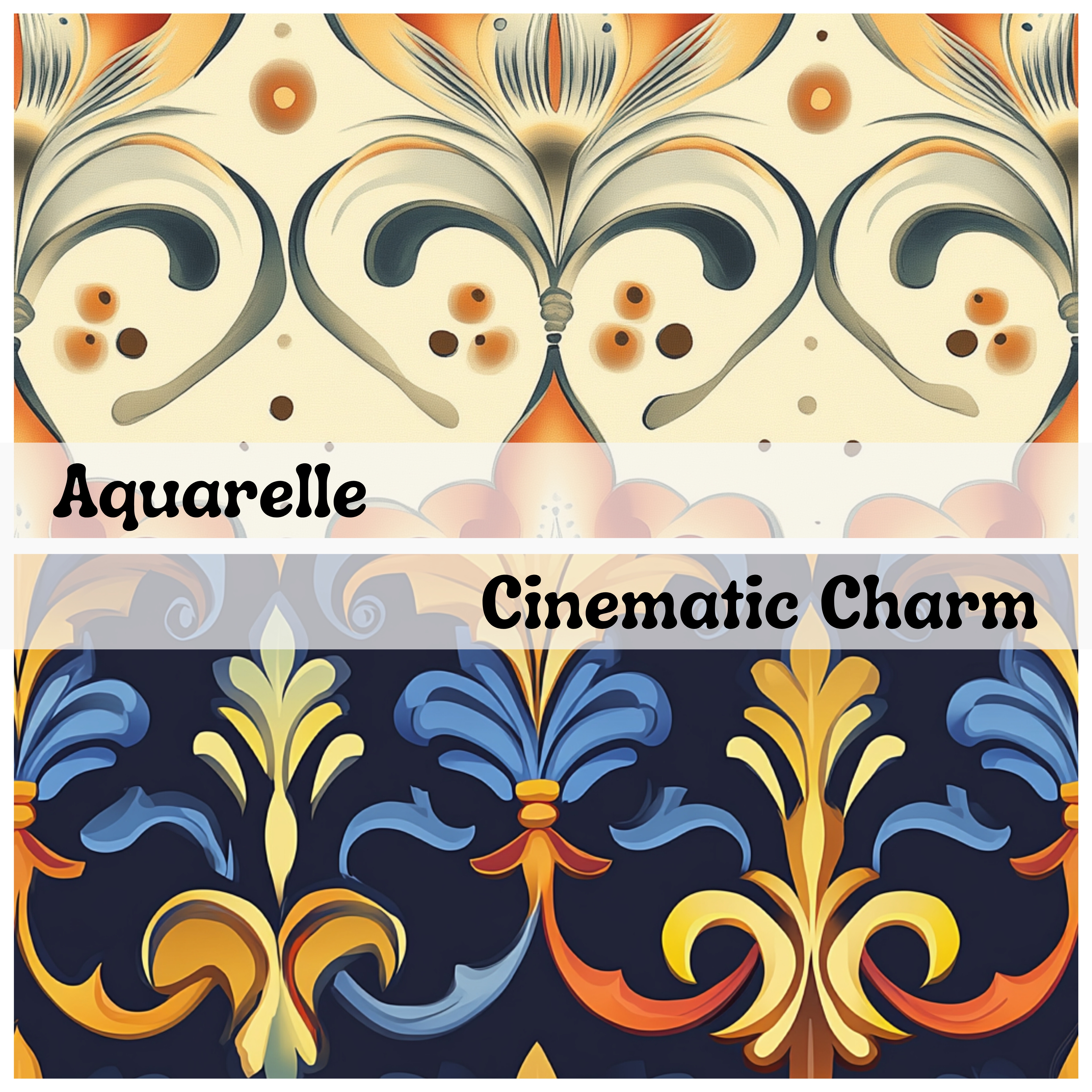 MIDCENTURY MAGIC Seamless Digital Papers