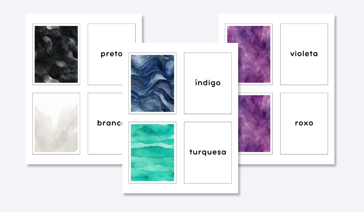 PORTUGUESE COLOR FLASHCARDS