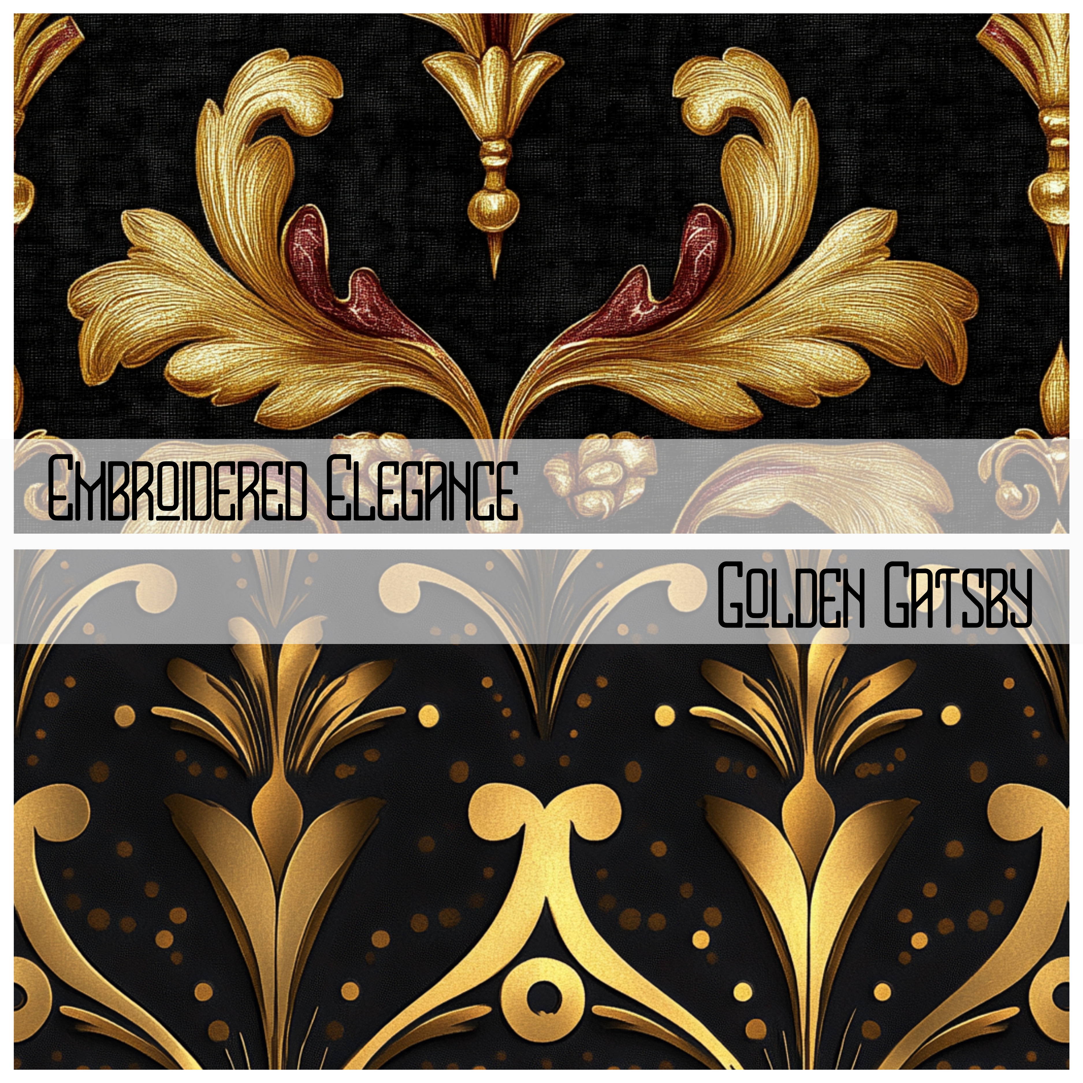 SHADOWED ELEGANCE Seamless Digital Papers