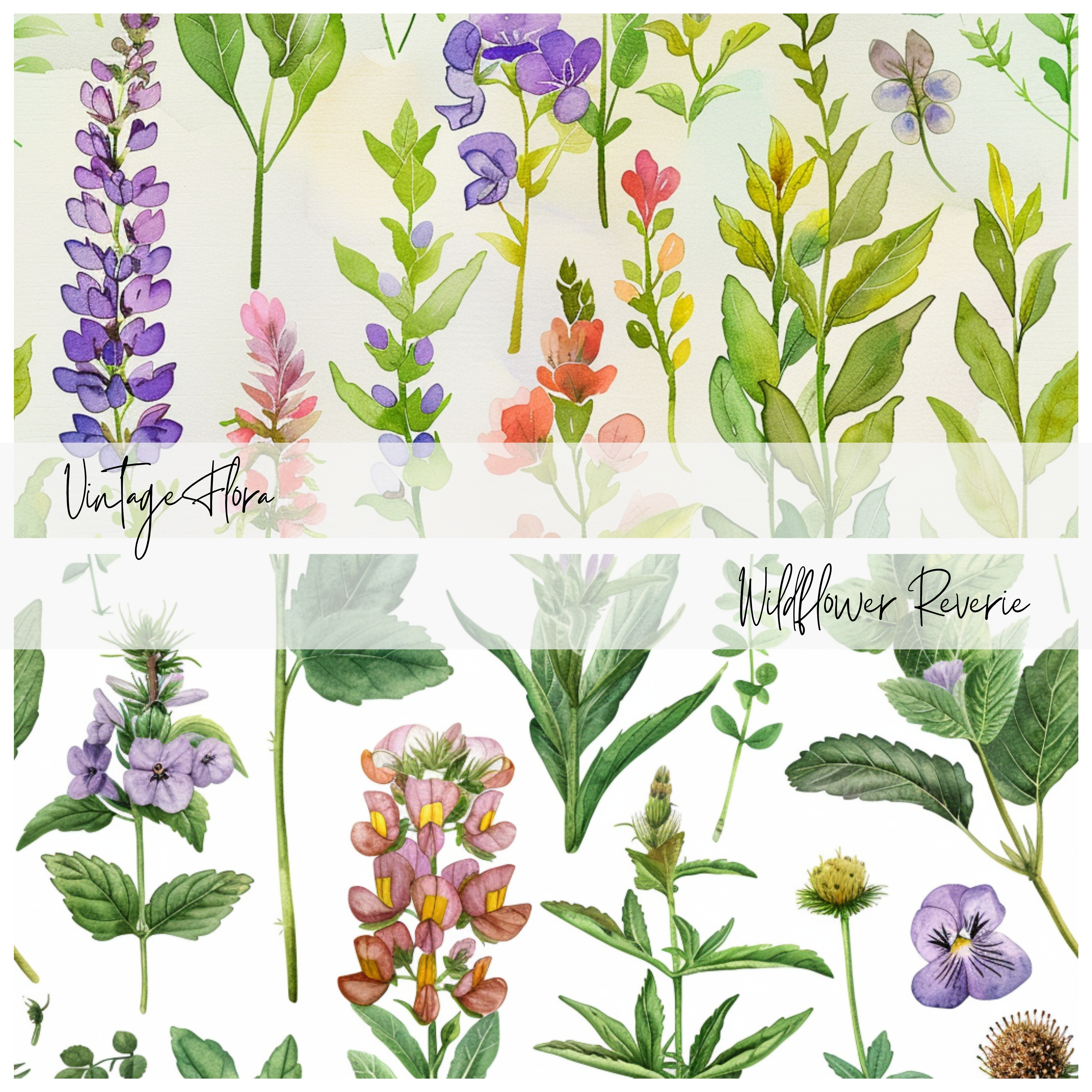 WHIMSY IN THE WILD Seamless Digital Papers