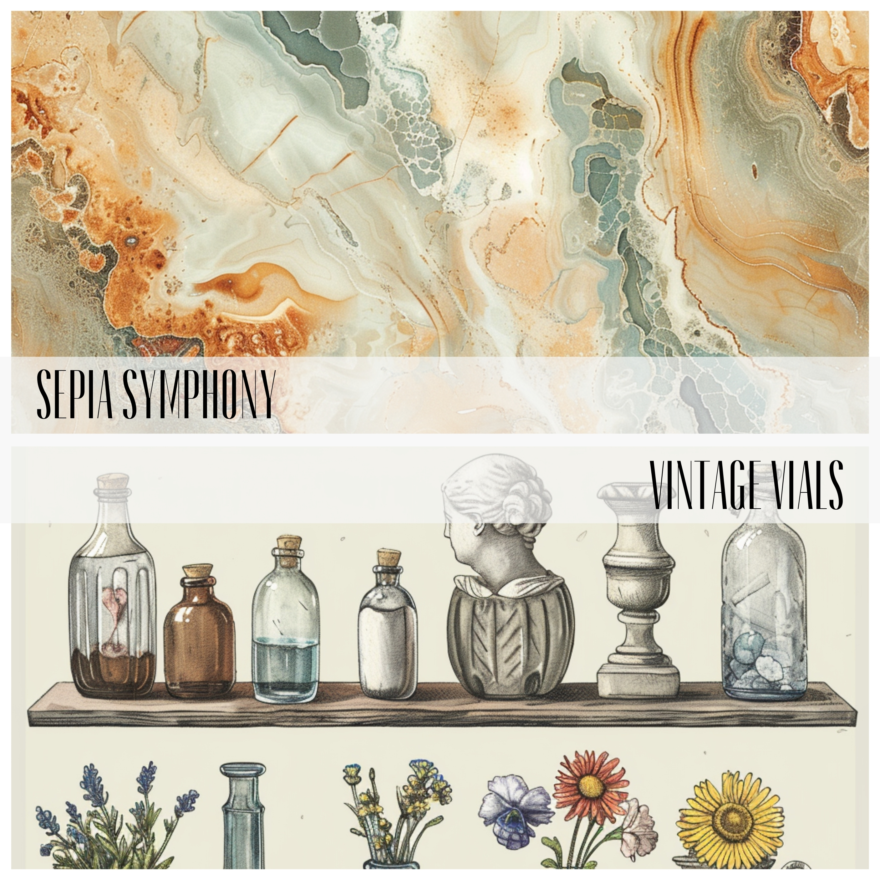 LIGHTER ACADEMIA Seamless Digital Paper Bundle