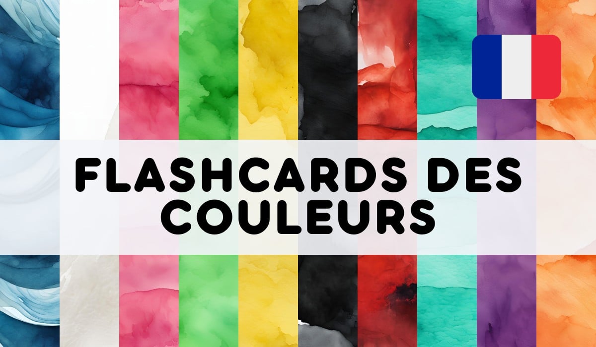 FRENCH COLOR FLASHCARDS