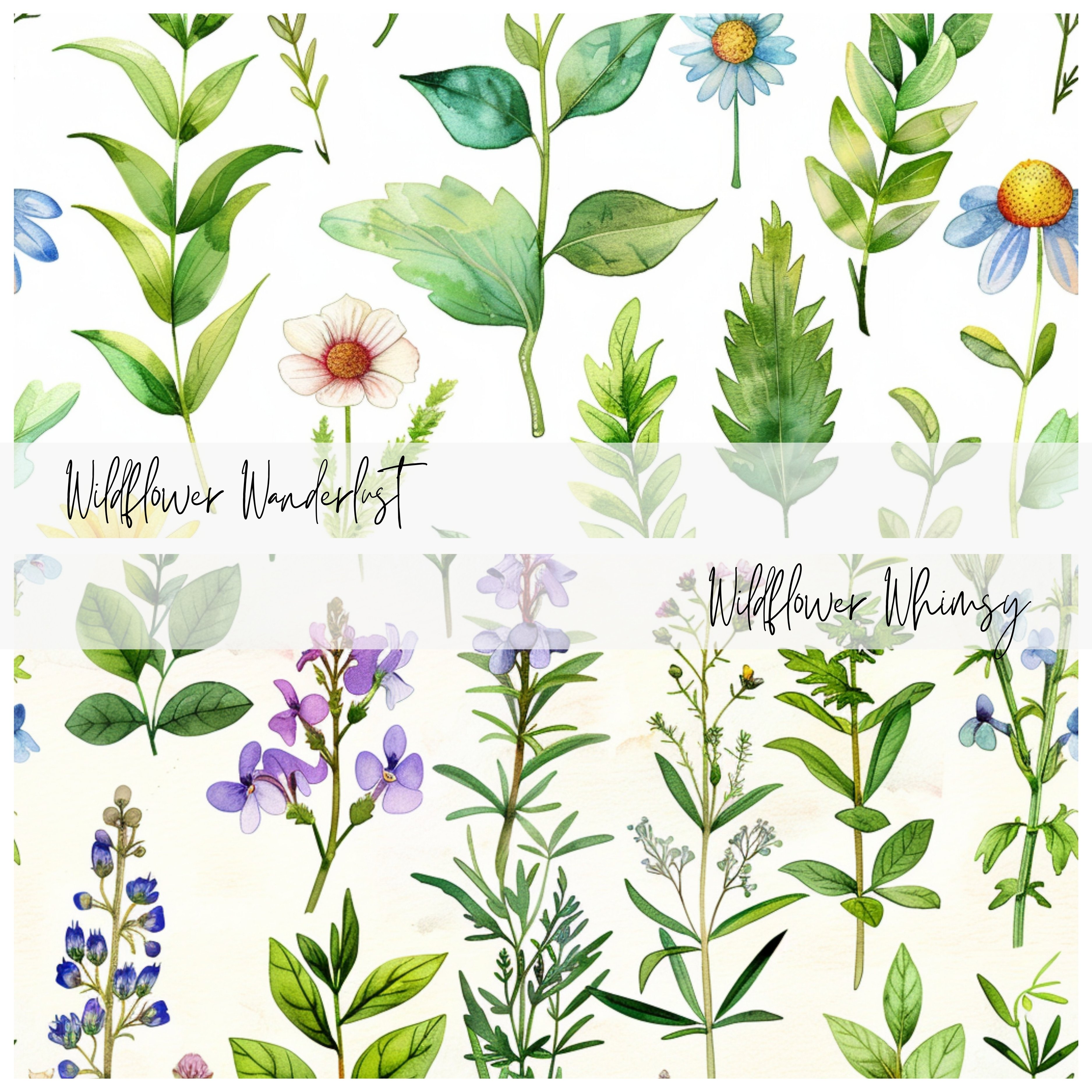 WHIMSY IN THE WILD Seamless Digital Papers