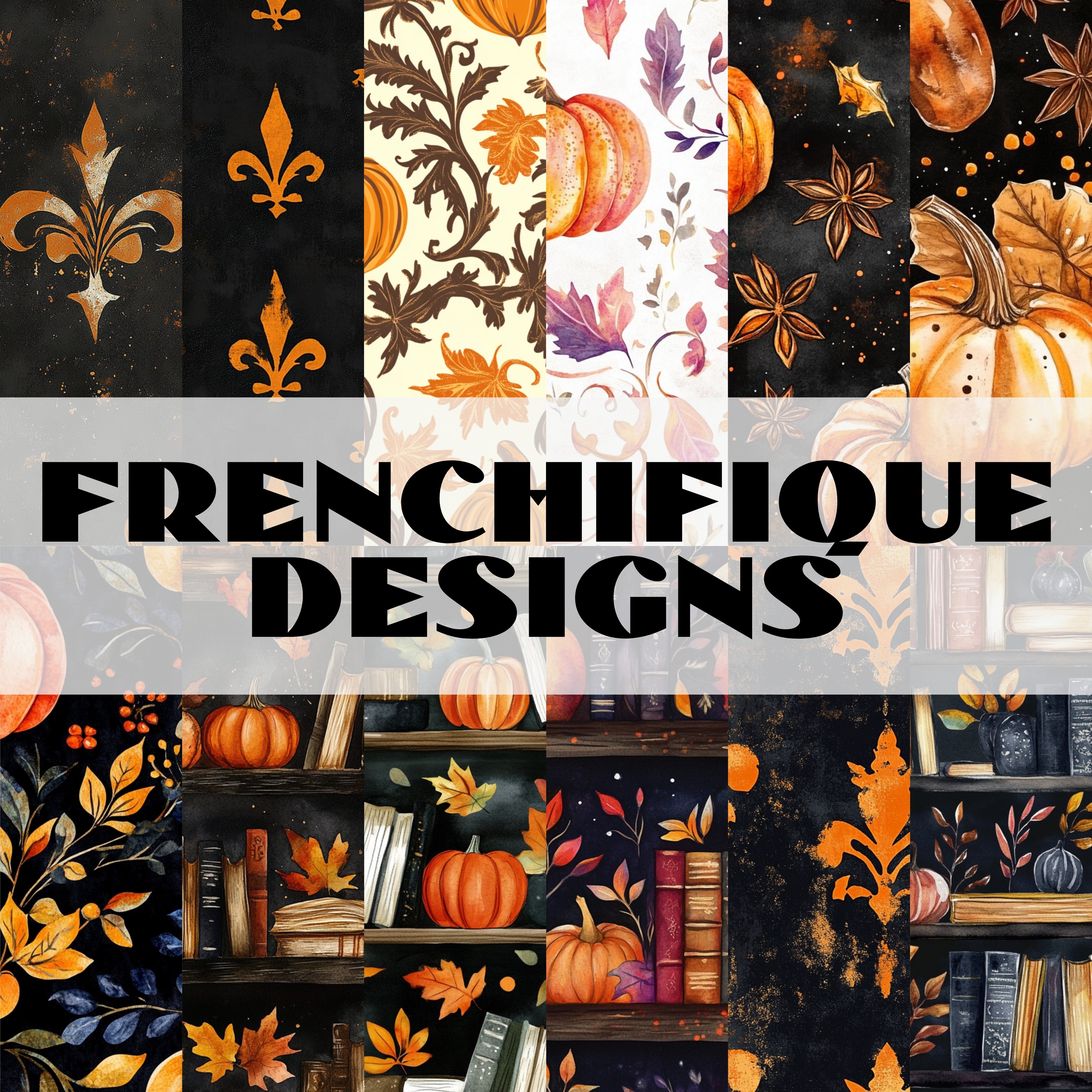 PUMPKIN SPICE Seamless Digital Papers