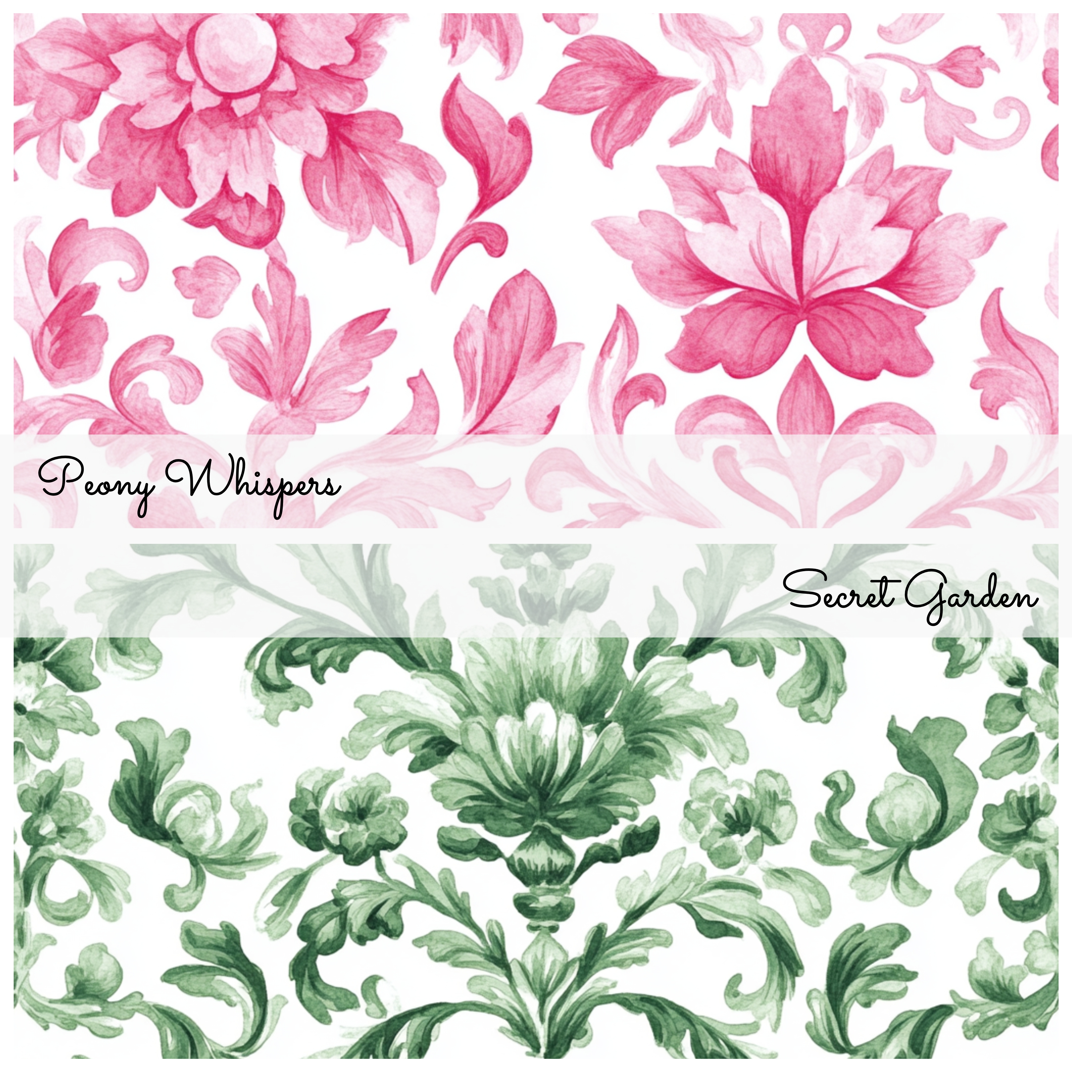 SPRINGTIME TOILE DE JOUY Seamless Digital Papers