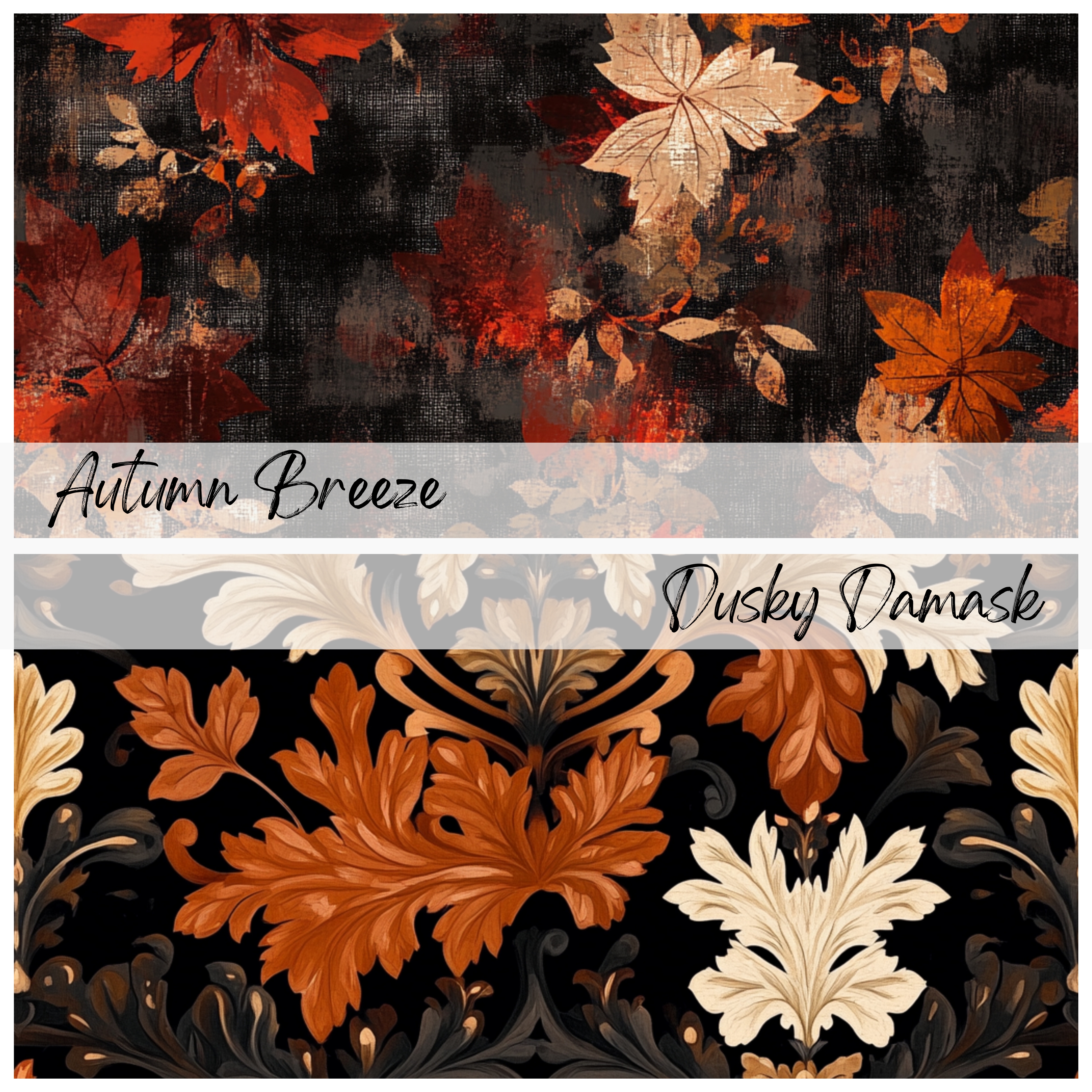 AUTUMN LEAVES Seamless Digital Papers