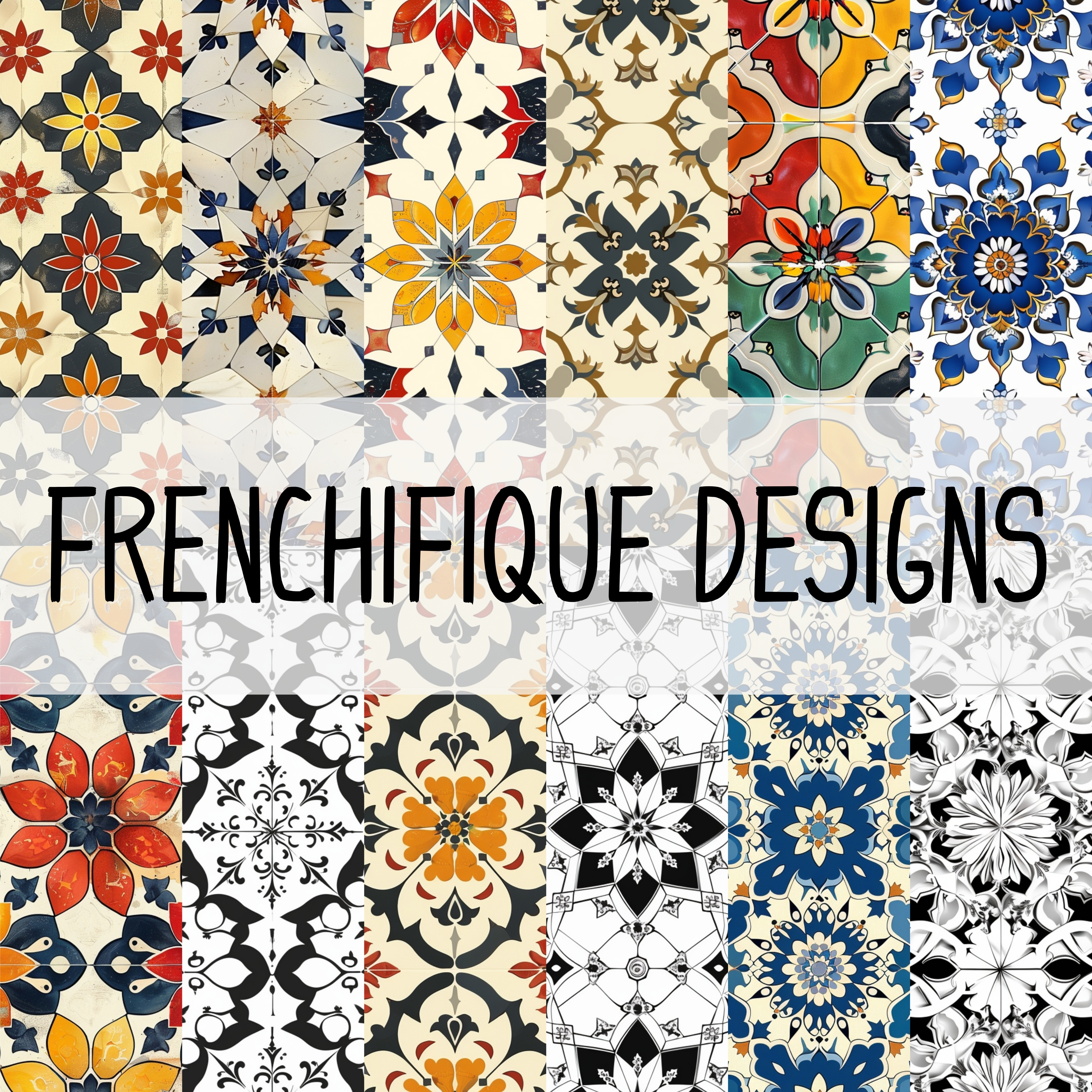 ISLAMIC GEOMETRICS Seamless Digital Papers