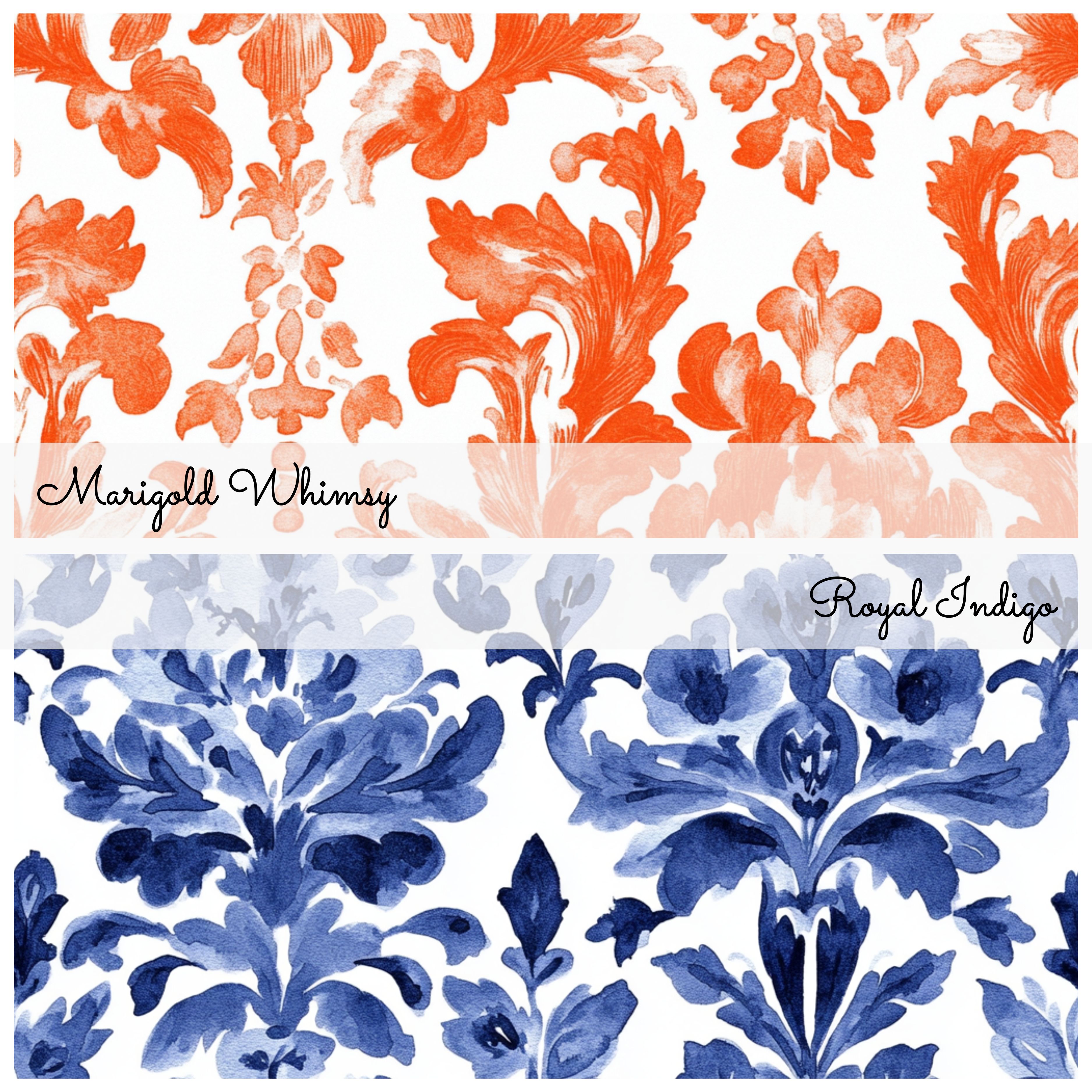 GOLDEN HOUR TOILE DE JOUY Seamless Digital Papers