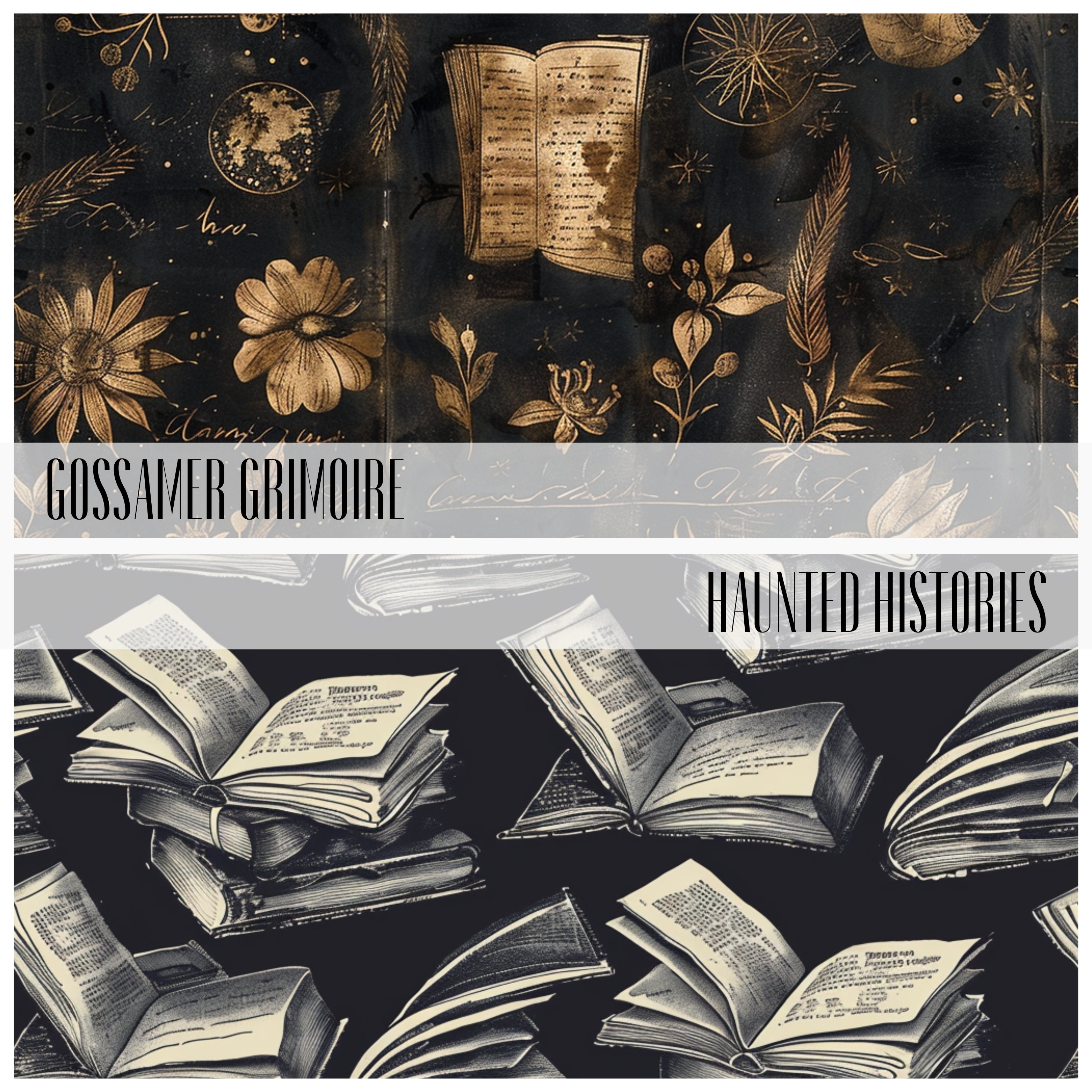 DARK ACADEMIA Seamless Digital Paper Bundle