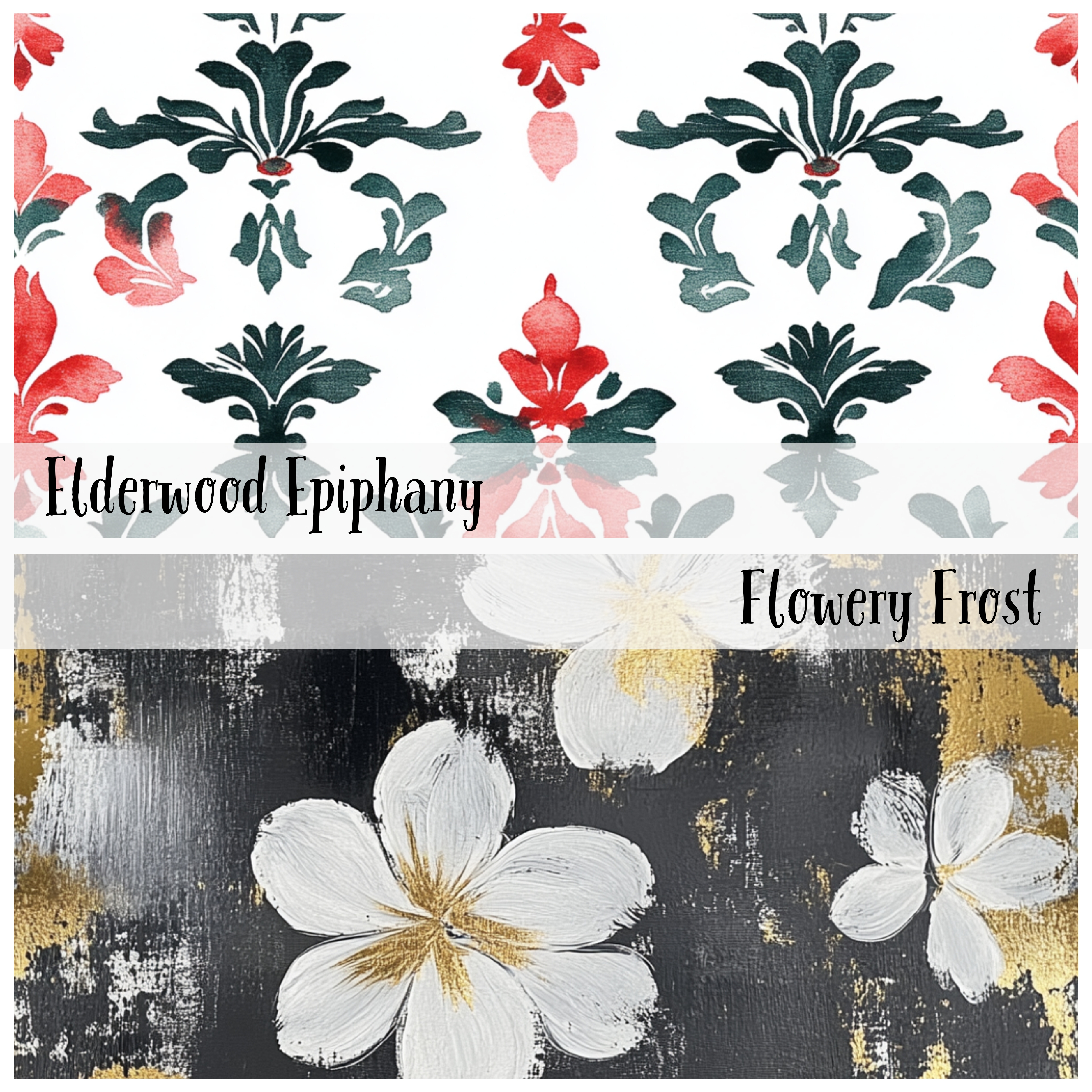 GHOSTS OF CHRISTMAS PAST Seamless Digital Papers