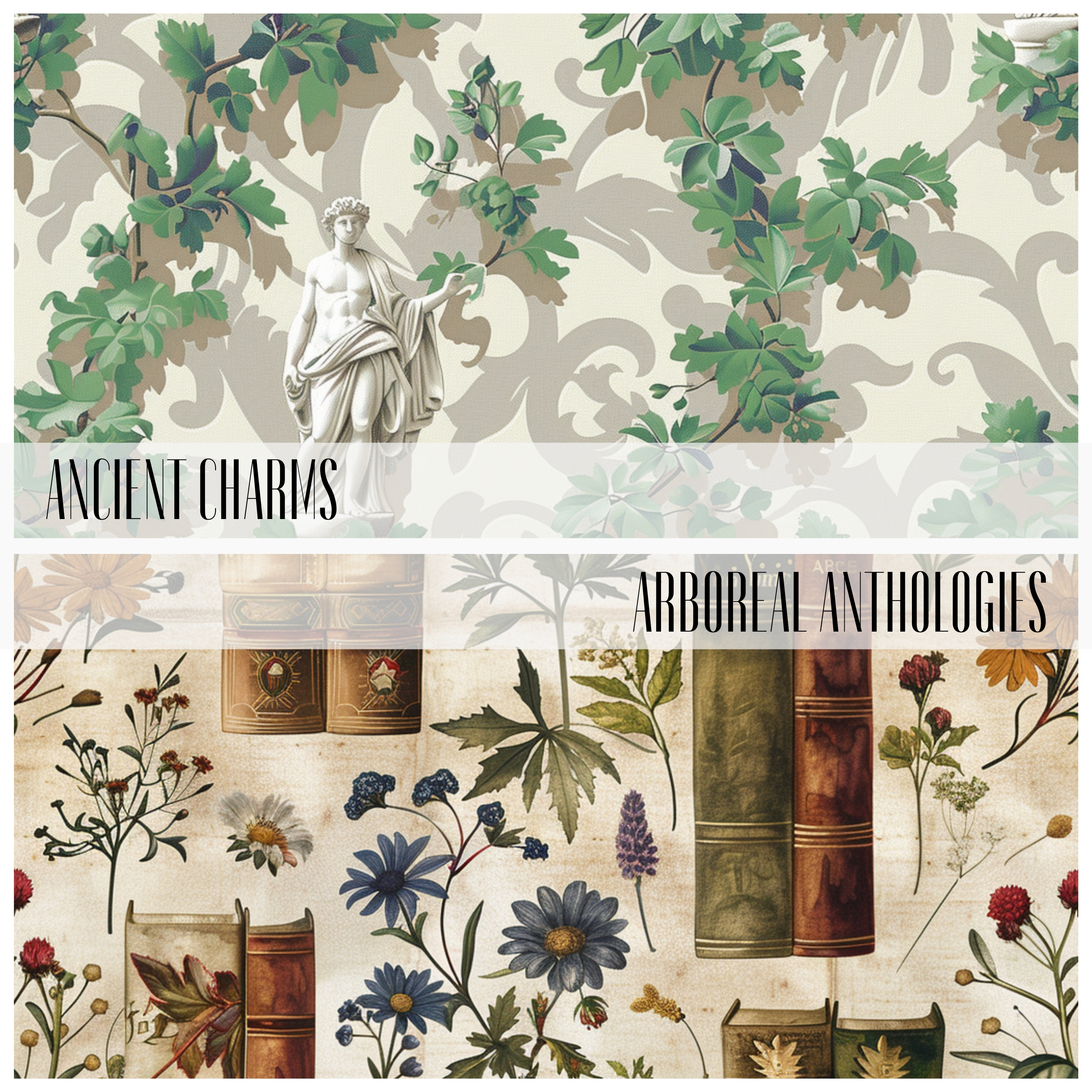 LIGHT ACADEMIA Seamless Digital Papers