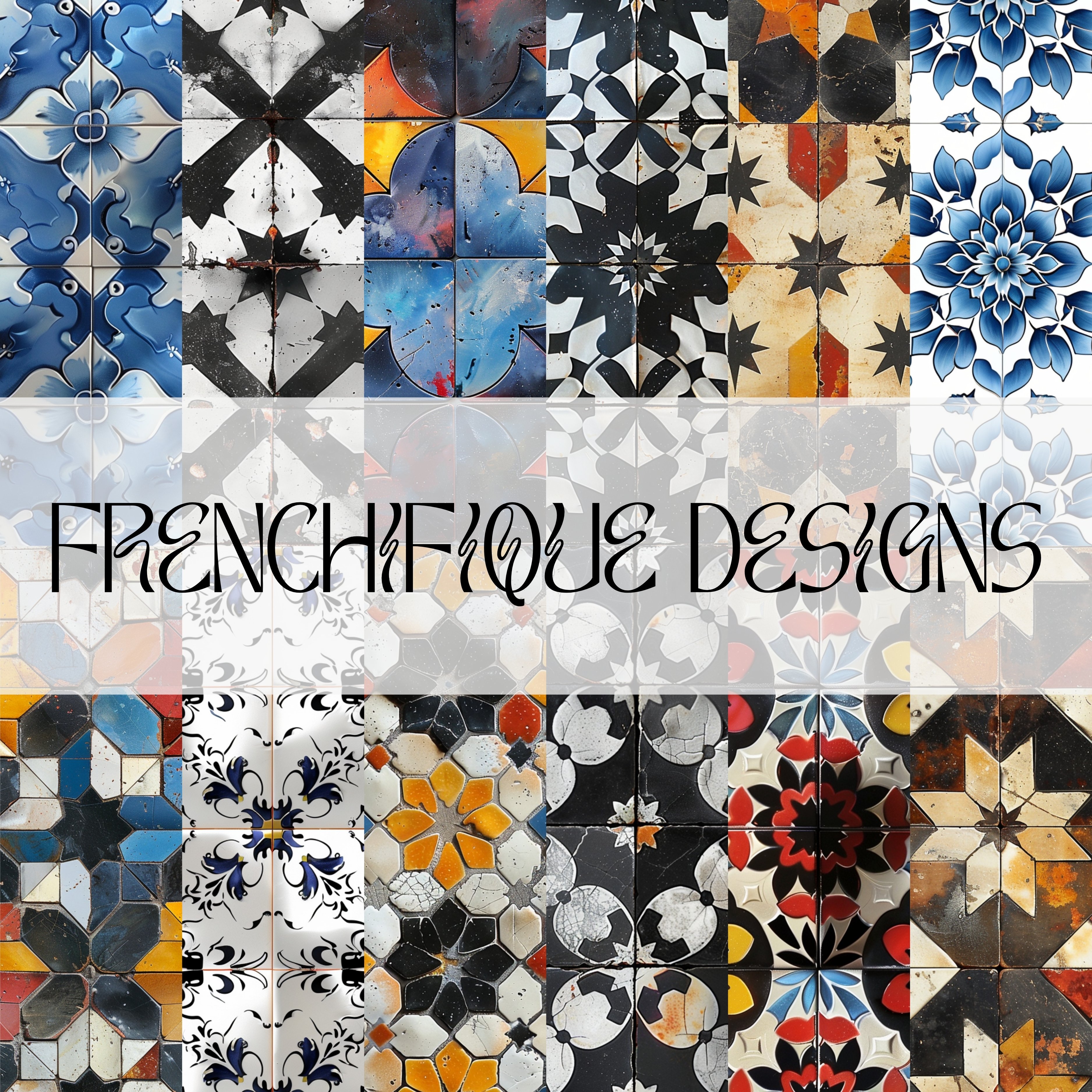 MOROCCAN MOSAIC Seamless Digital Papers
