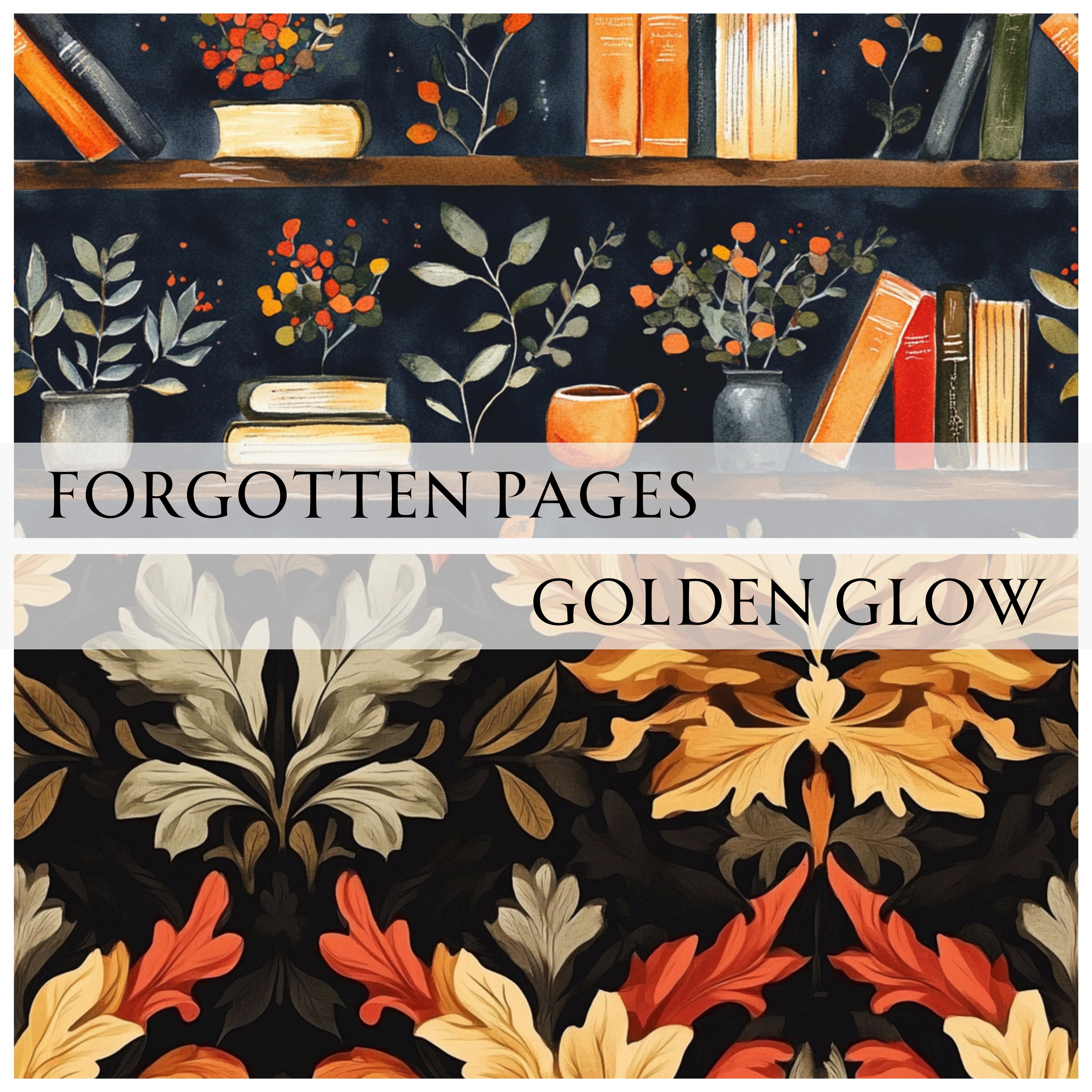 AUTUMN ACADEMIA Seamless Digital Papers
