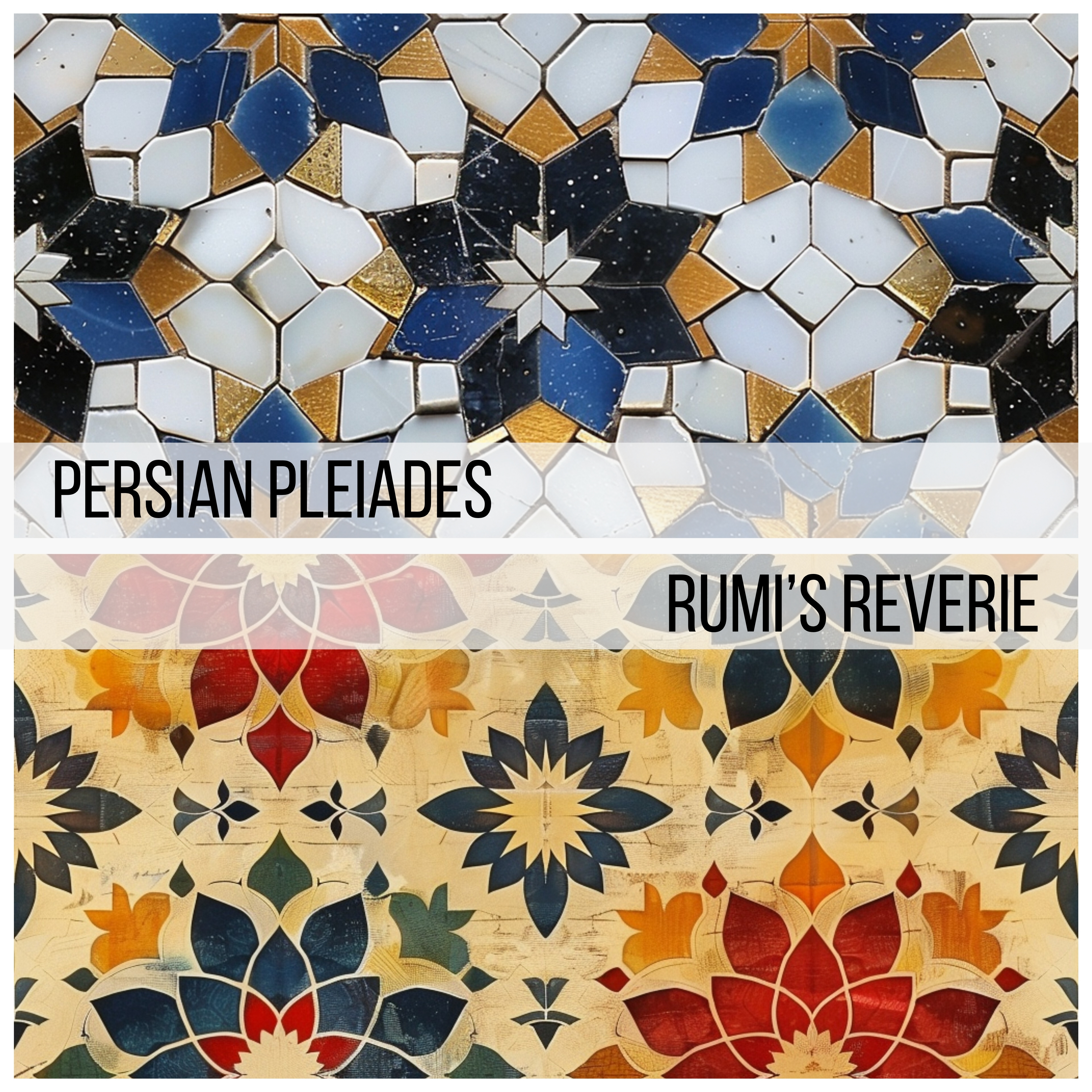 PATTERNS OF PERSIA Seamless Digital Paper Bundle