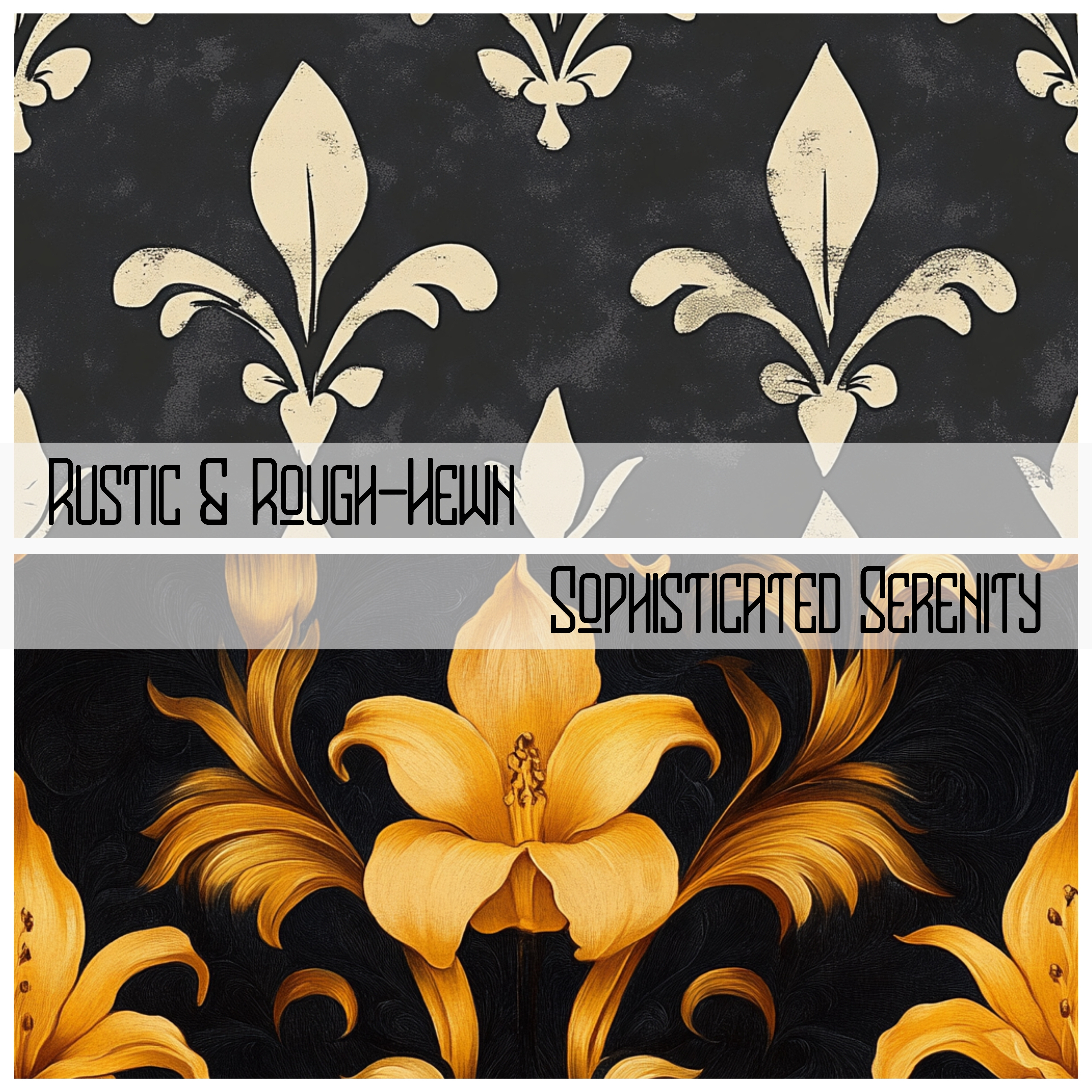 SHADOWED ELEGANCE Seamless Digital Papers