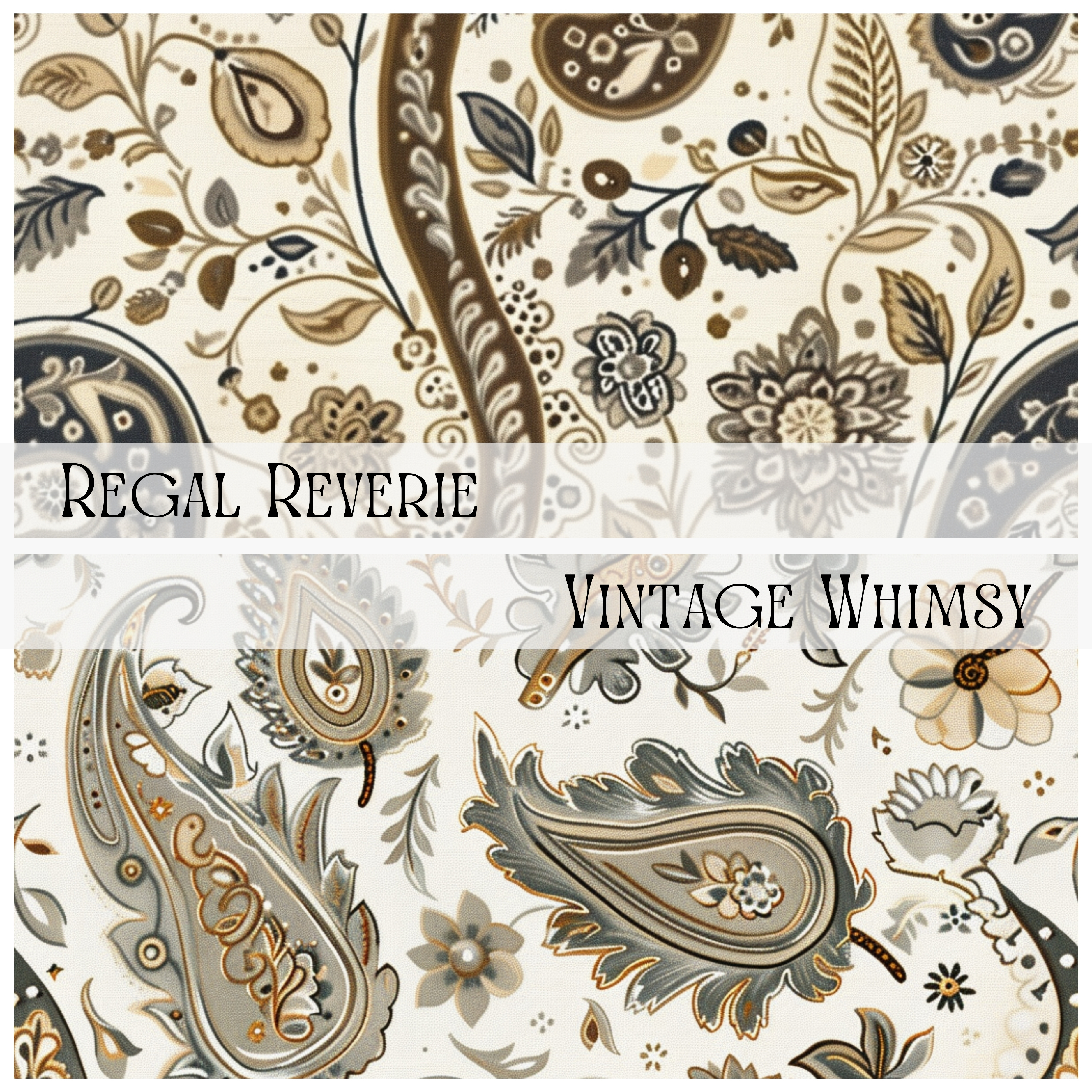 PAISLEY PATTERNS Seamless Digital Papers