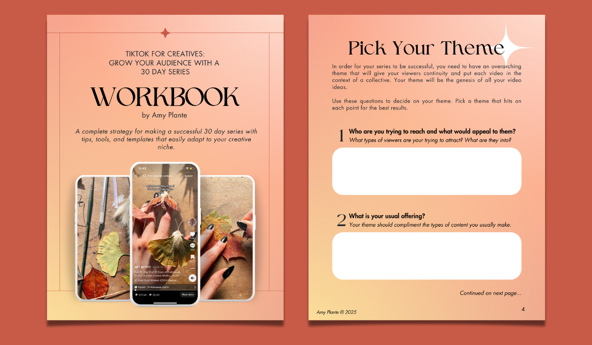 TikTok for Creatives Workbook: Grow Your Audience With a Series
