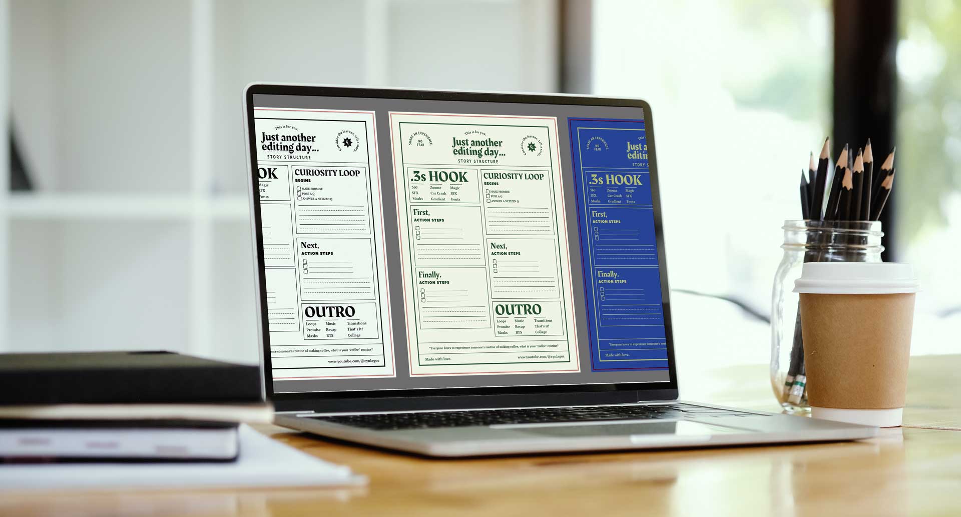 Printable Social Media Storytelling Worsheet.