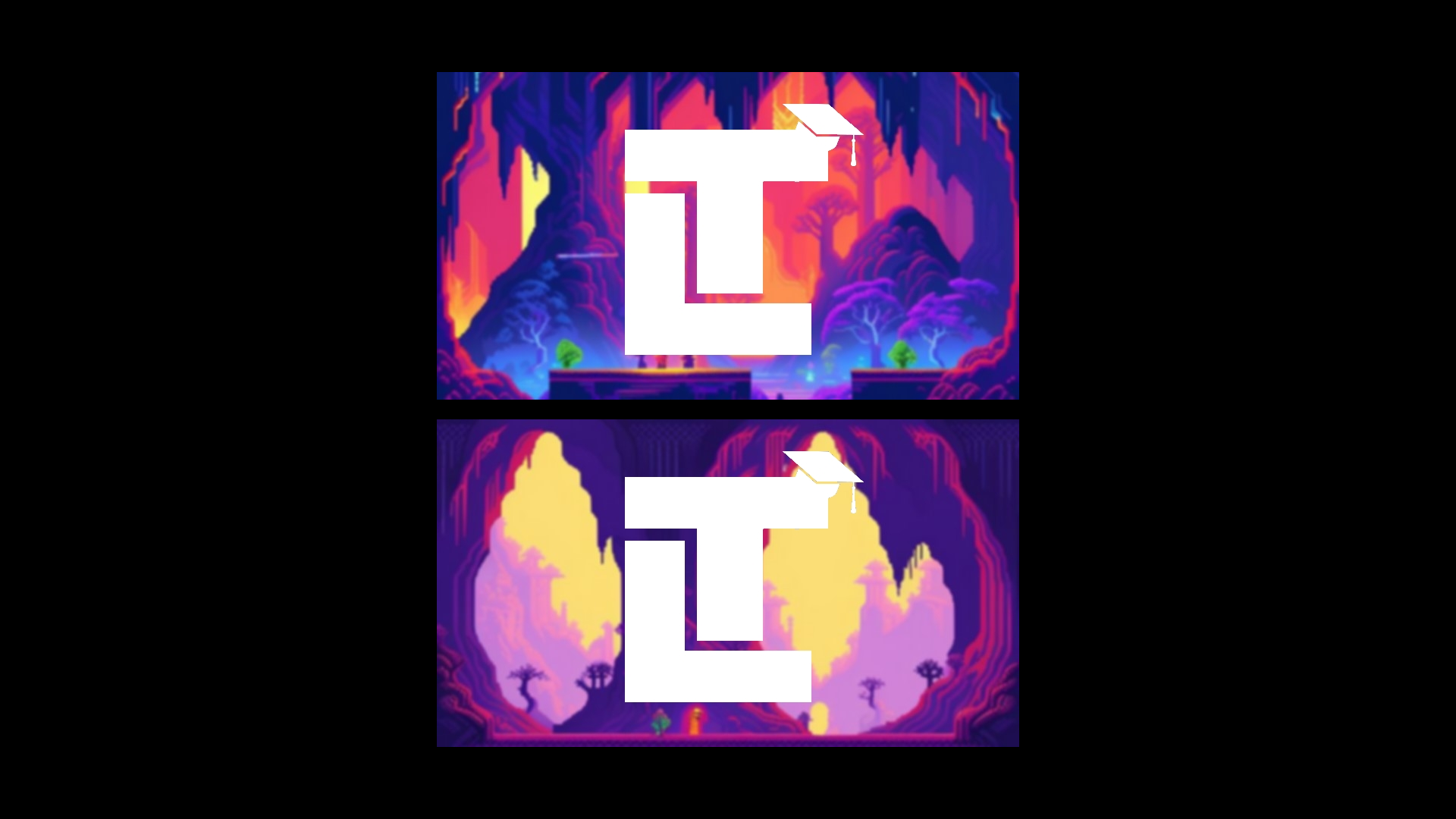 Pixel Backgrounds - Underground Caverns